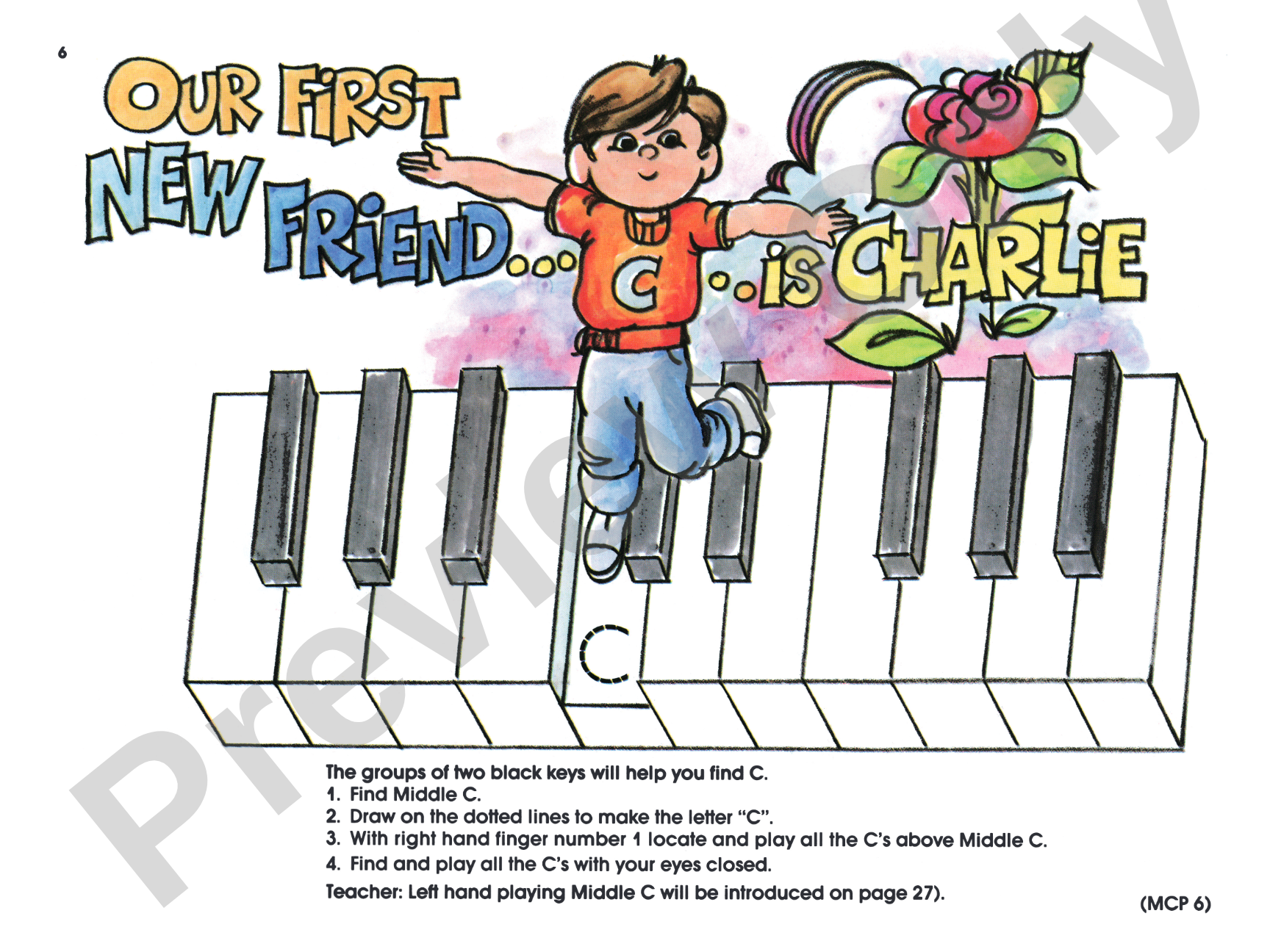 My Piano Book, Book A: in Full Color: Piano