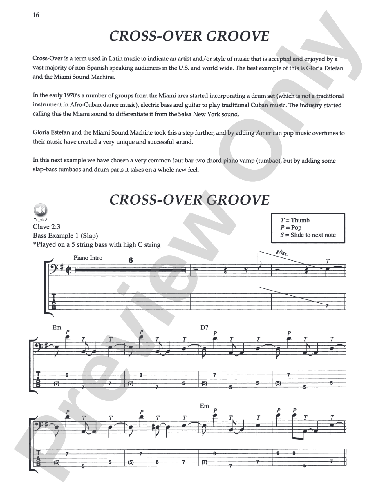 Afro-Cuban Bass Grooves