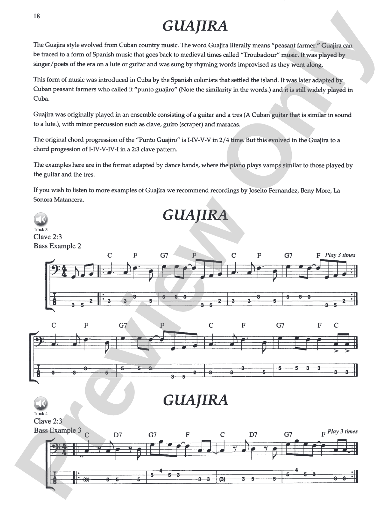 Afro-Cuban Bass Grooves