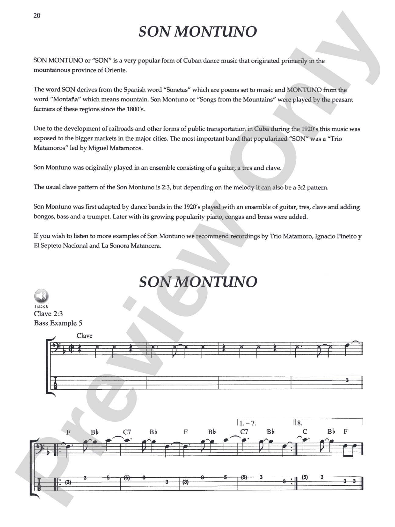 Afro-Cuban Bass Grooves