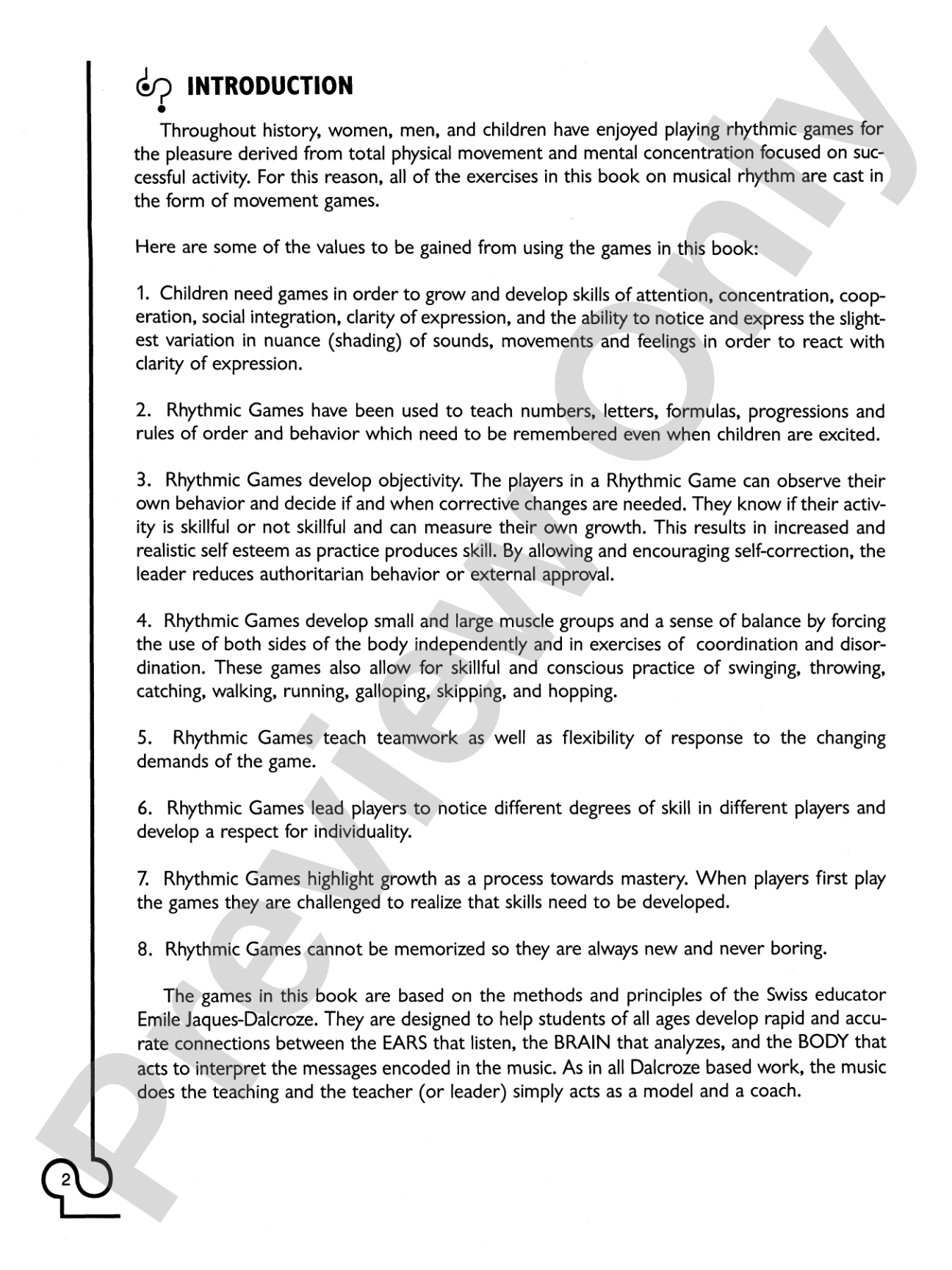 Rhythm Games for Perception & Cognition