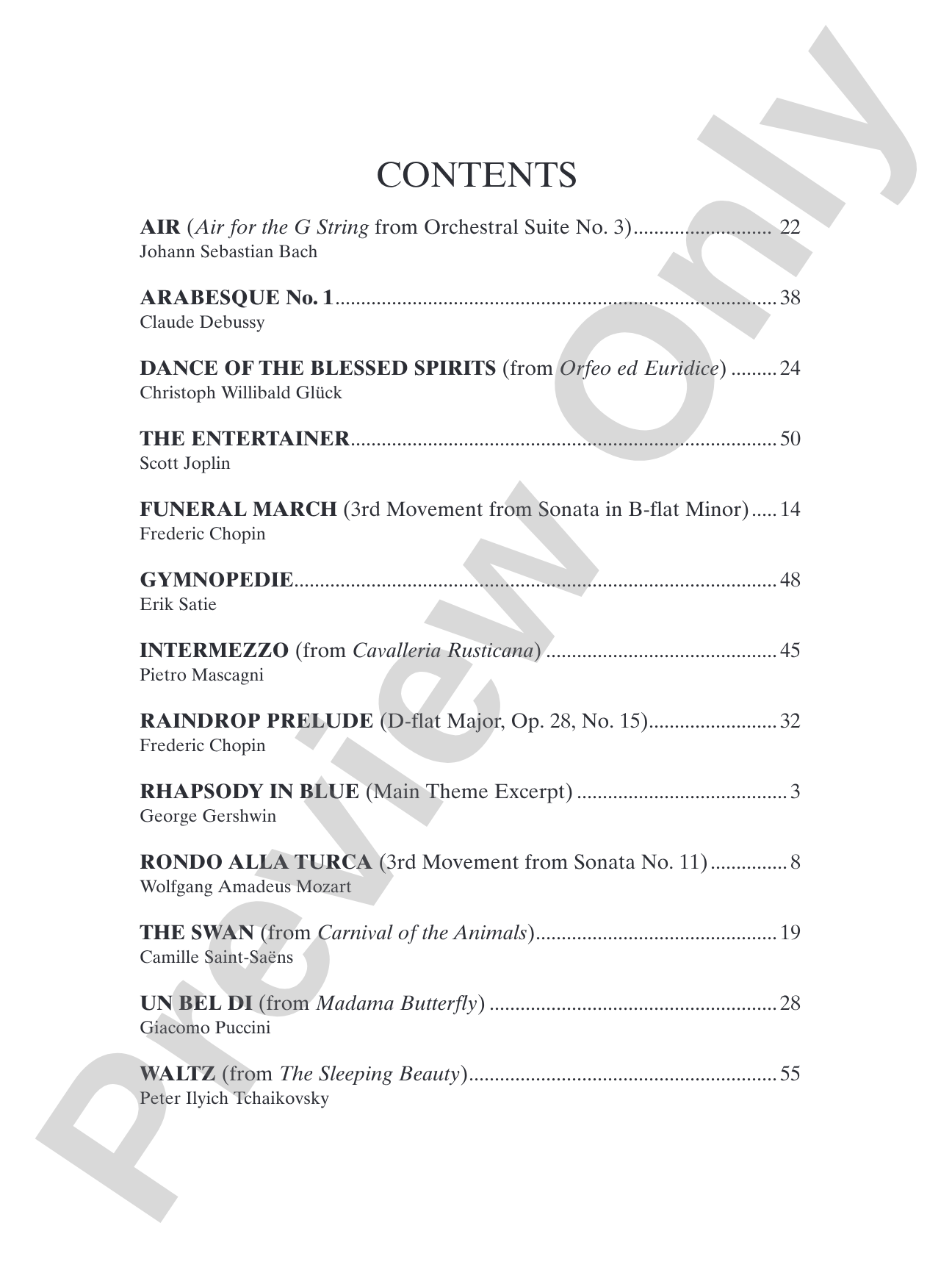 Rhapsody in Blue Plus 12 Masterpieces: Piano