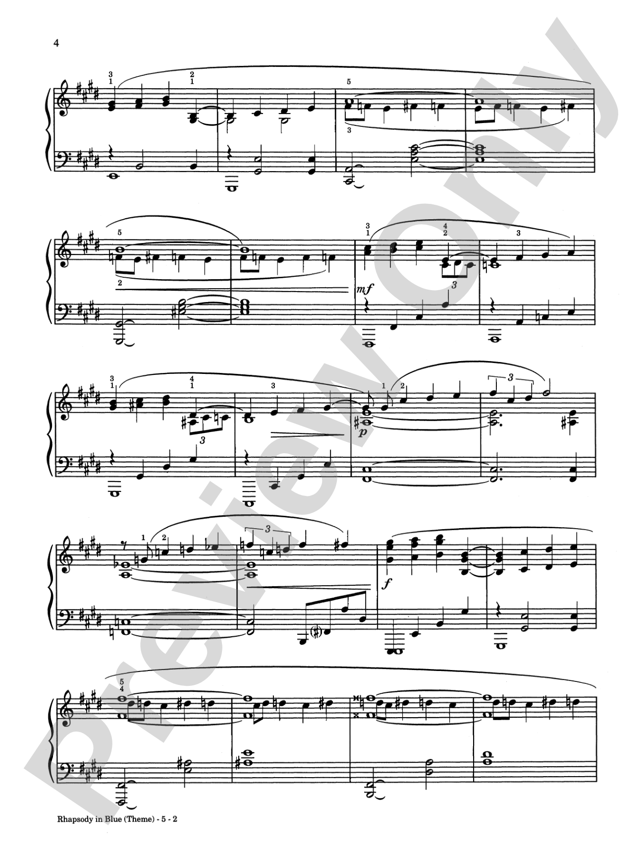 Rhapsody in Blue Plus 12 Masterpieces: Piano