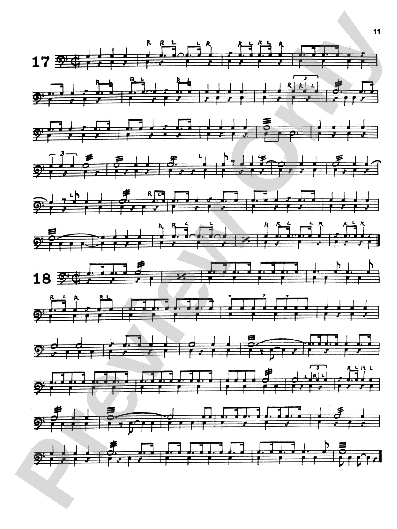 Modern Drum Studies (Revised): A Series of Carefully Conceived Exercises for the Snare Drum and Bass Drum