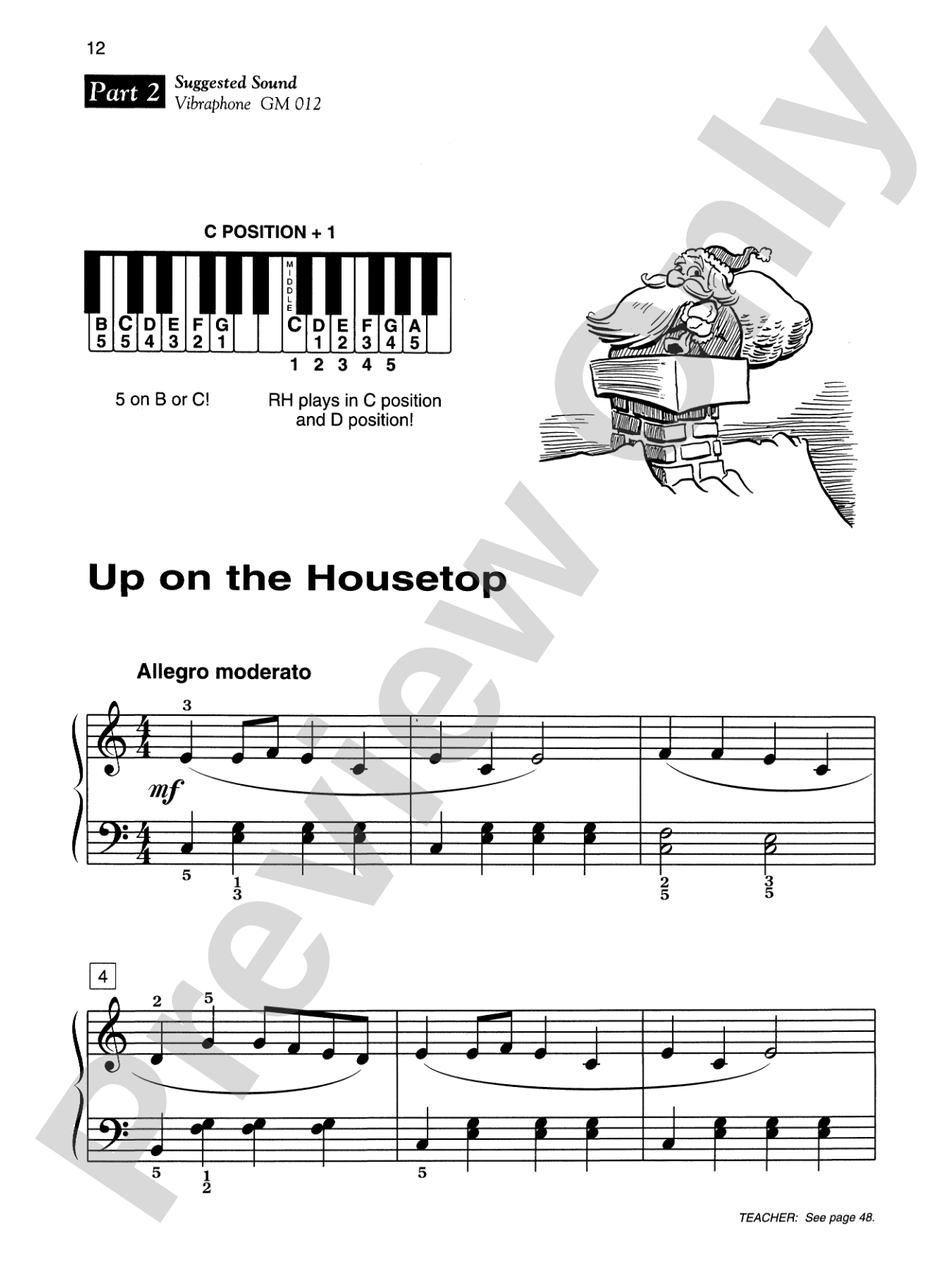 Alfred's Basic Piano Library: Merry Christmas! Ensemble, Book 2: Piano