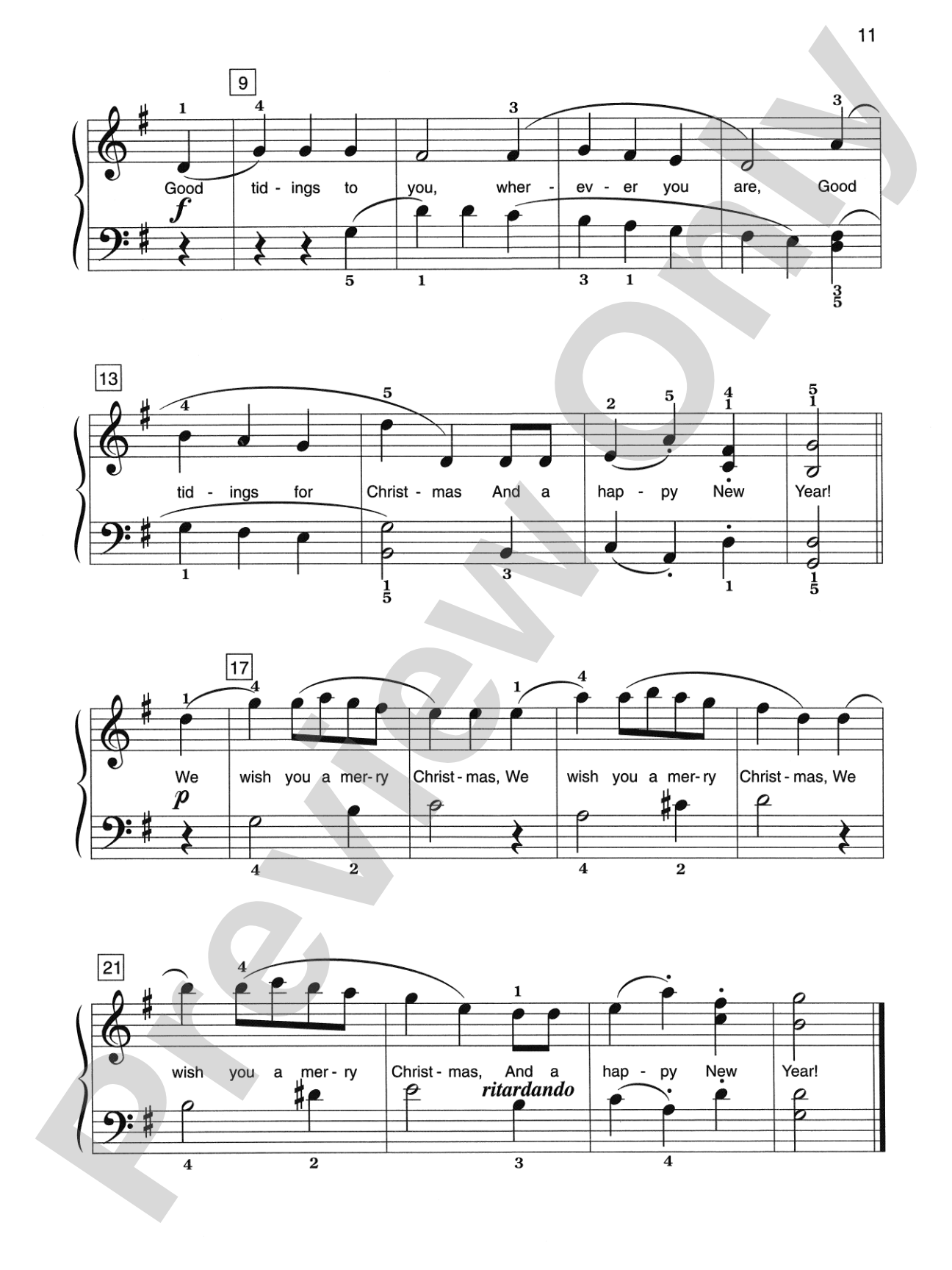 Alfred's Basic Piano Library: Merry Christmas! Ensemble, Book 3: Piano