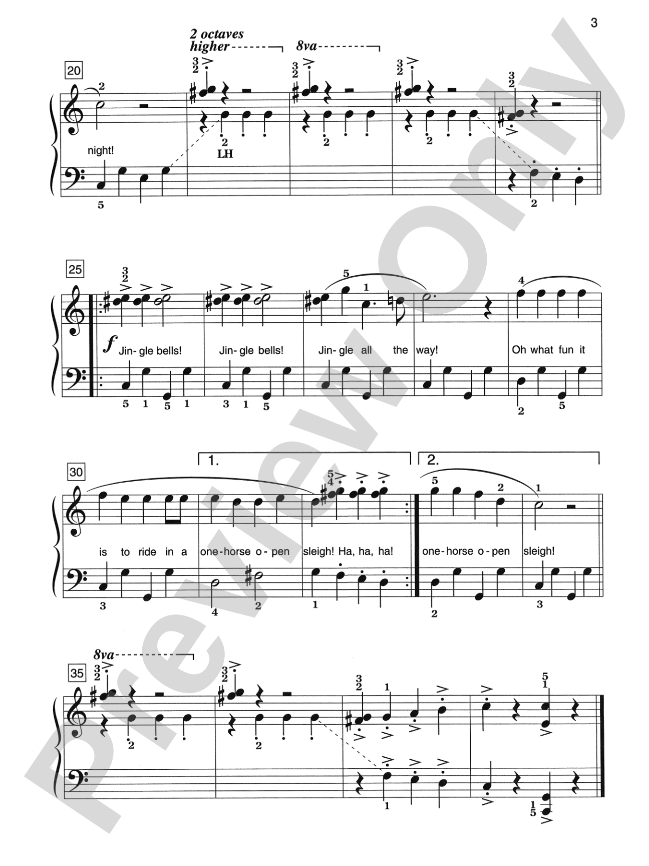 Alfred's Basic Piano Library: Merry Christmas! Ensemble, Book 3: Piano