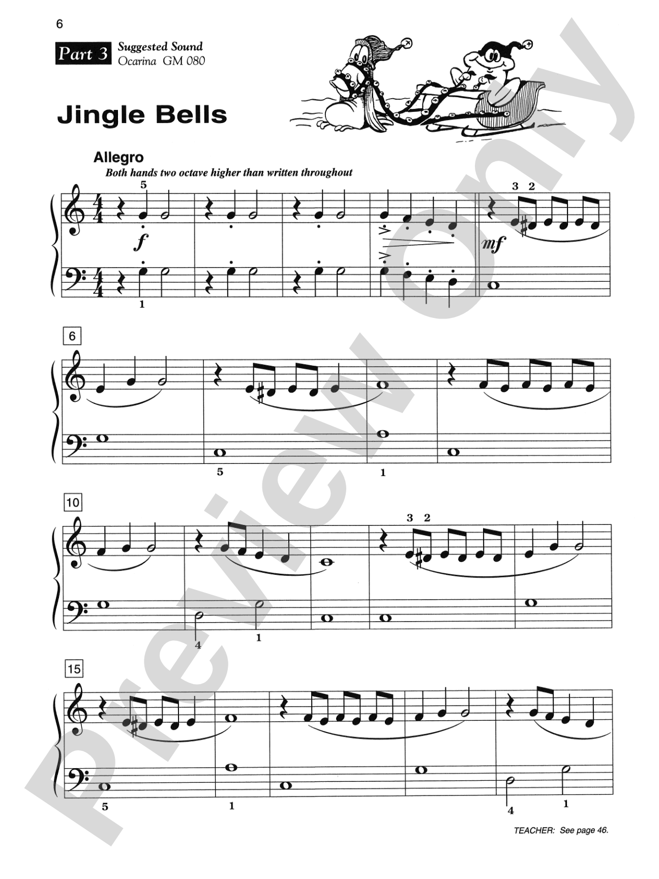 Alfred's Basic Piano Library: Merry Christmas! Ensemble, Book 3: Piano