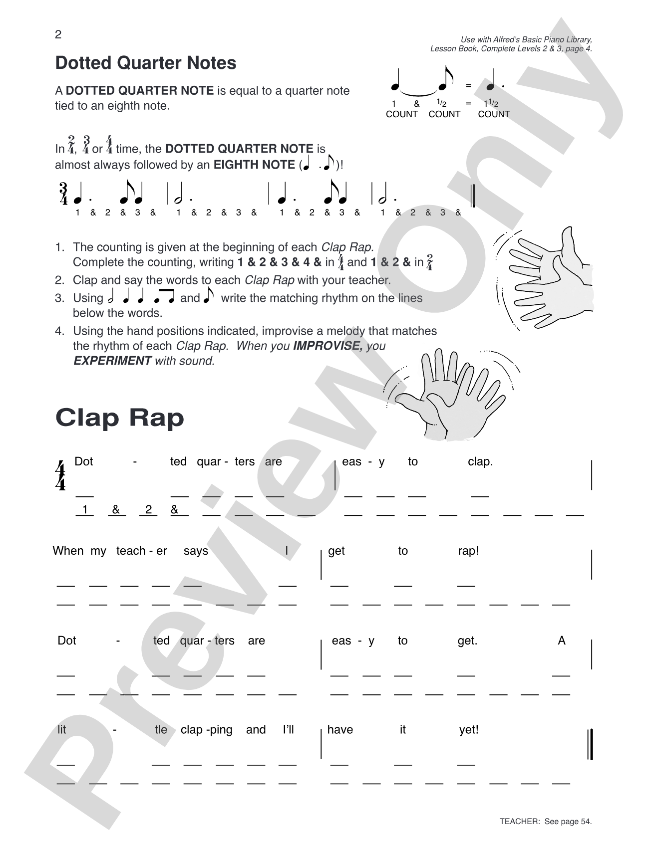 Alfred's Basic Piano Library: Composition Book Complete 2 & 3: For the Later Beginner: Piano