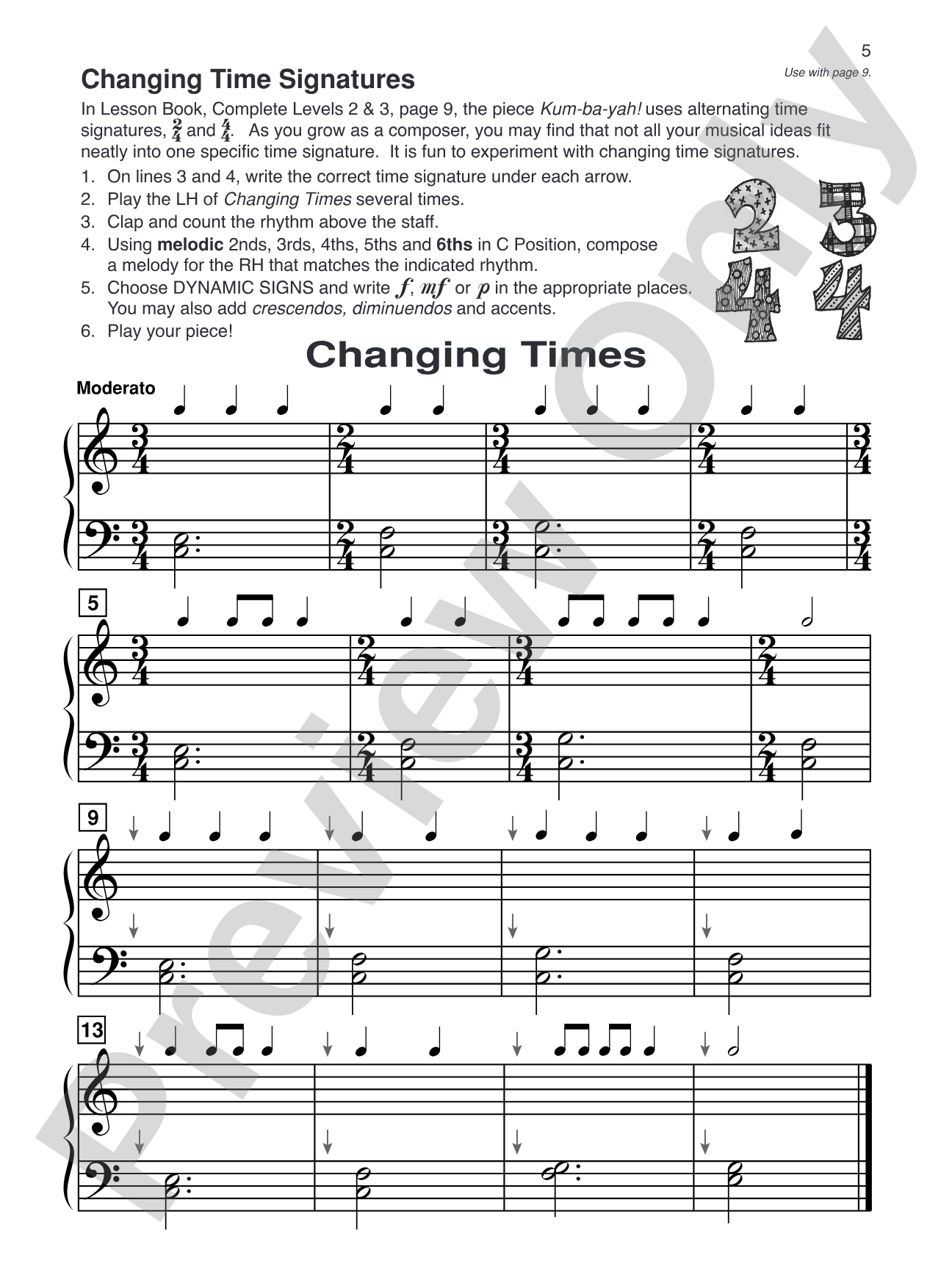 Alfred's Basic Piano Library: Composition Book Complete 2 & 3: For the Later Beginner: Piano