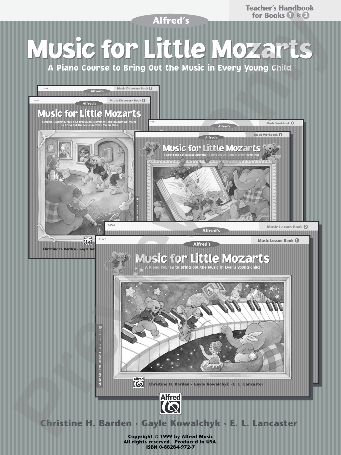 Music for Little Mozarts: Teacher's Handbook for Books 1 & 2: A Piano Course to Bring Out the Music in Every Young Child: Piano