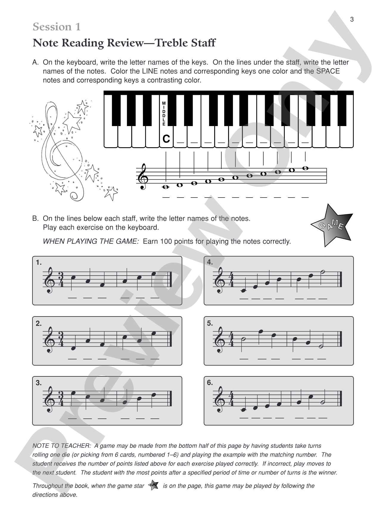 Piano Camp, Book 3: Five Sessions of Musical Activities for the Late Elementary Piano Student: Piano