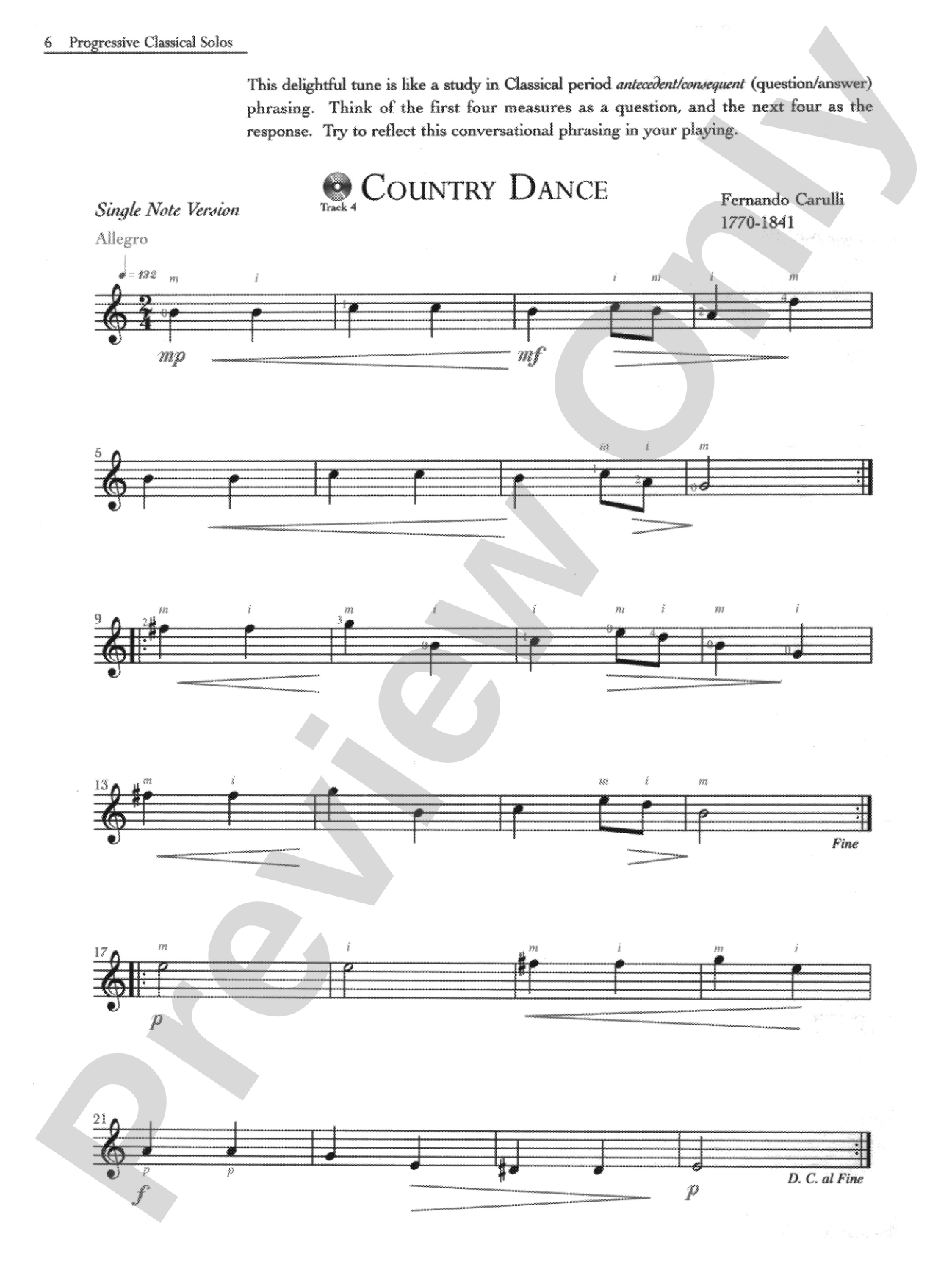 Progressive Classical Solos: Renaissance to Romantic Works for Classical Guitar