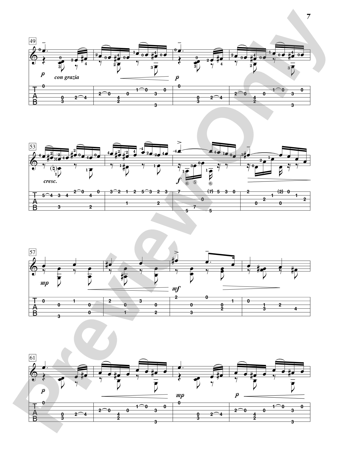 Nutcracker for Guitar: In TAB: Intermediate Solo Arrangements of the Complete Suite