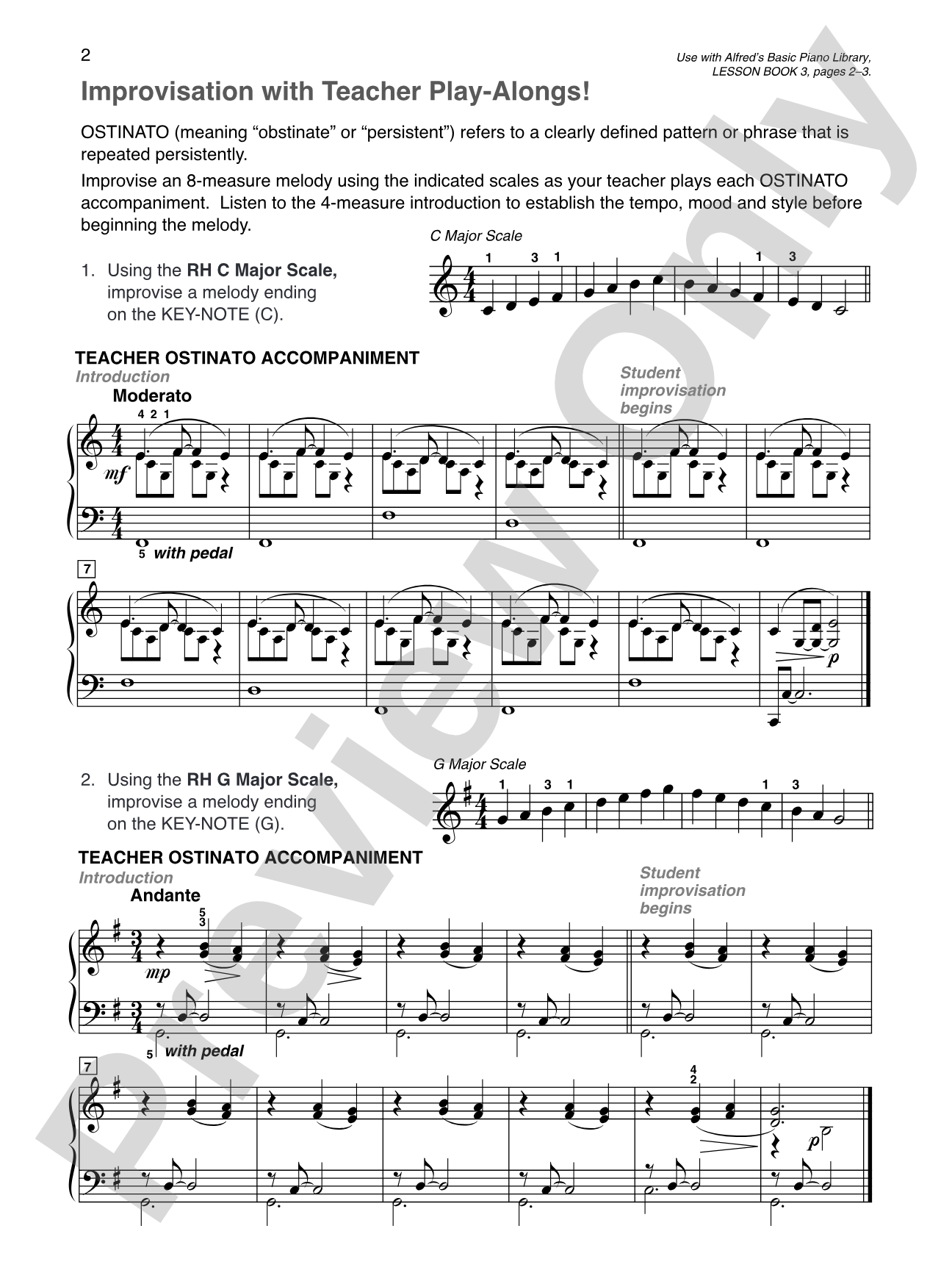 Alfred's Basic Piano Library: Composition Book 3: Piano
