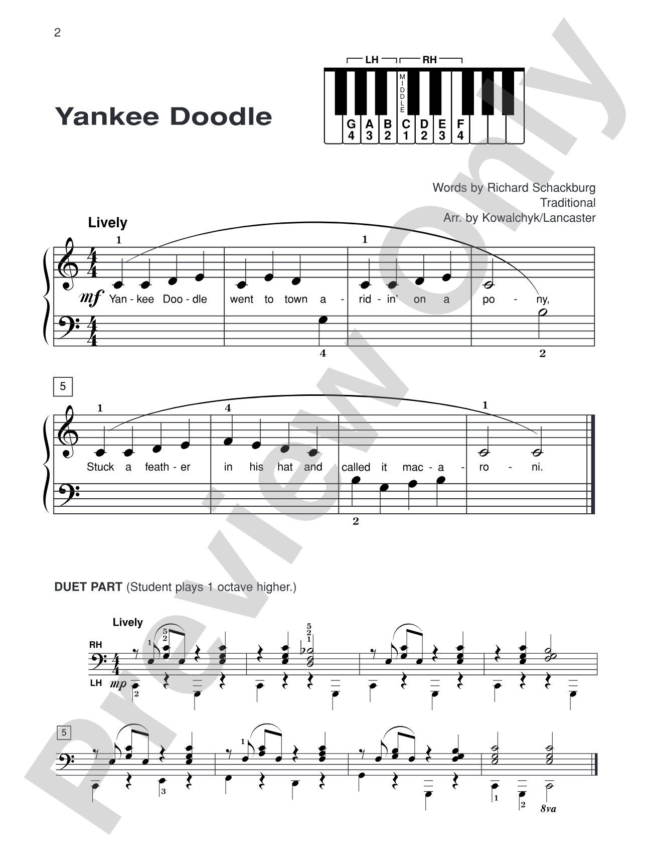 Alfred's Basic Piano Library: Patriotic Solo Book 1A: Piano