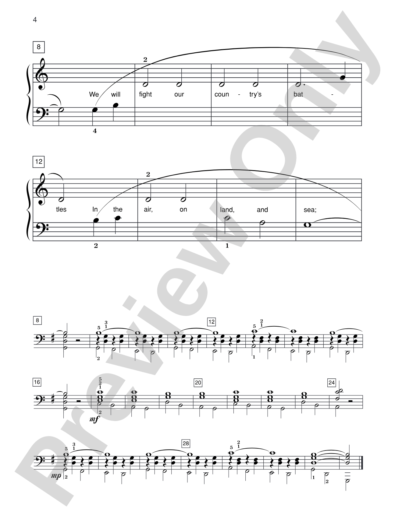 Alfred's Basic Piano Library: Patriotic Solo Book 1A: Piano