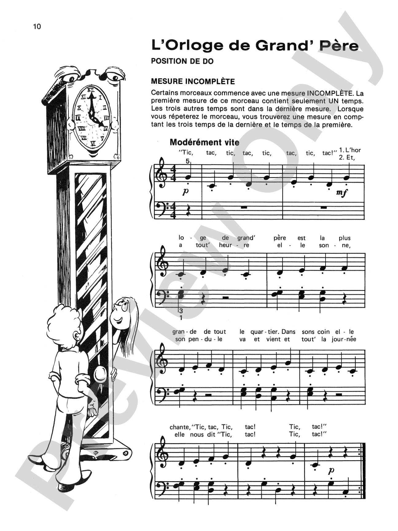 Alfred's Basic Piano Library: French Edition Lesson Book 1B: Piano