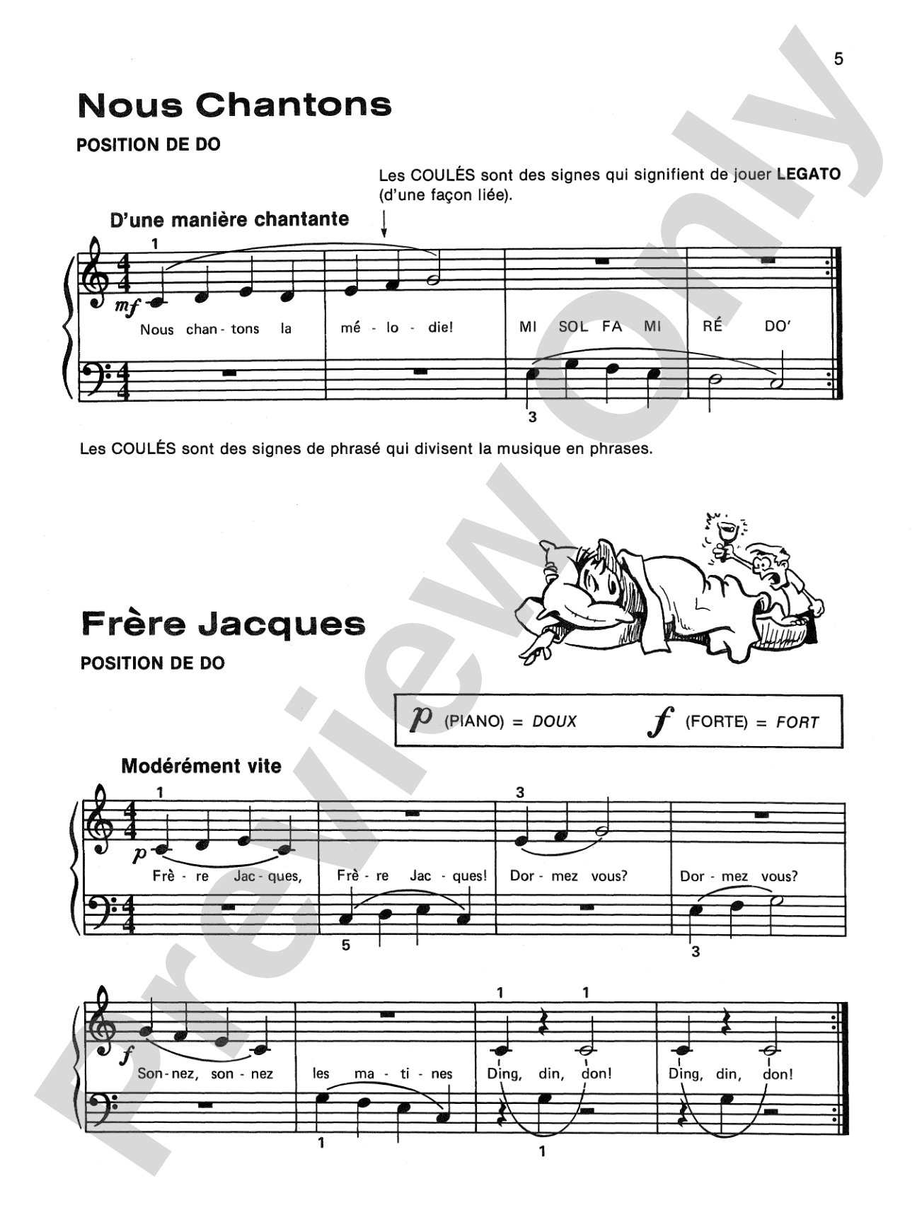 Alfred's Basic Piano Library: French Edition Lesson Book 1B: Piano