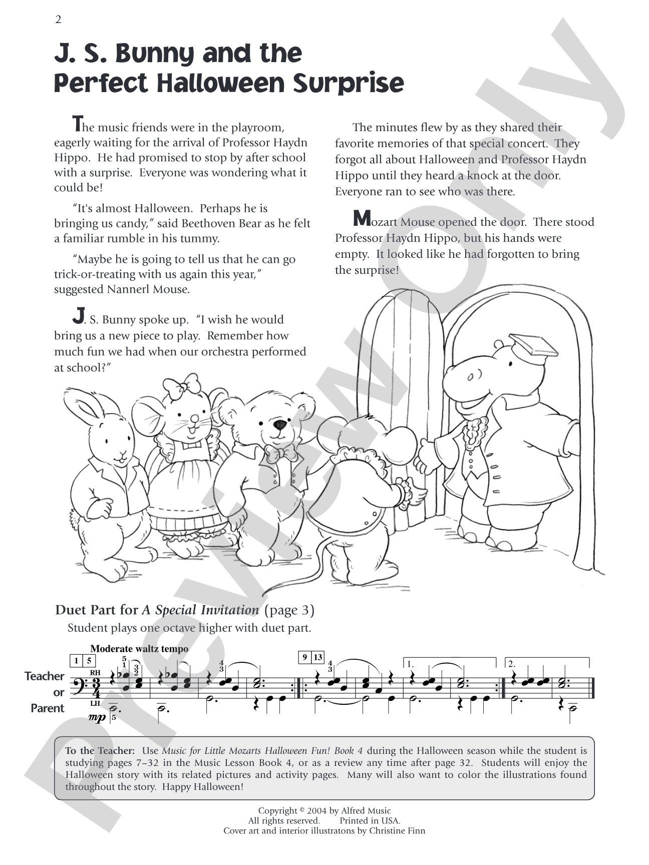 Music for Little Mozarts: Halloween Fun! Book 4: A Halloween Story with Performance Music and Related Music Activity Pages: Piano