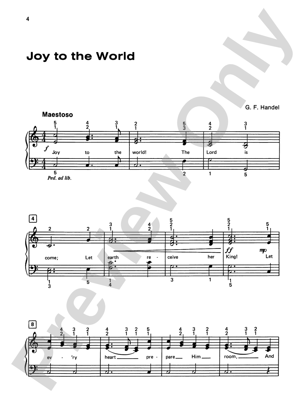 Alfred's Basic Piano Library: Merry Christmas! Book 4: Piano