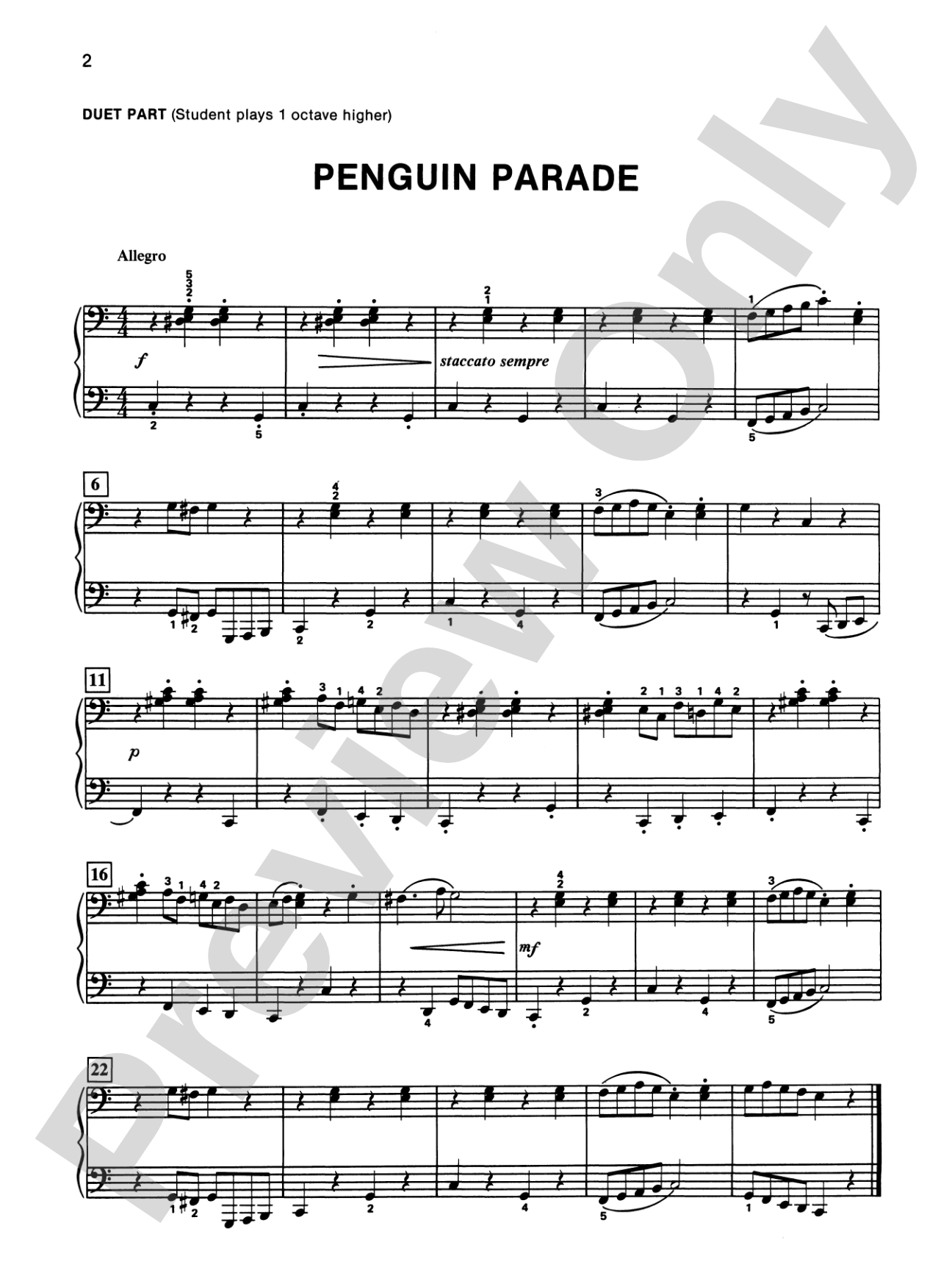 Alfred's Basic Piano Library: Duet Book 3: Piano