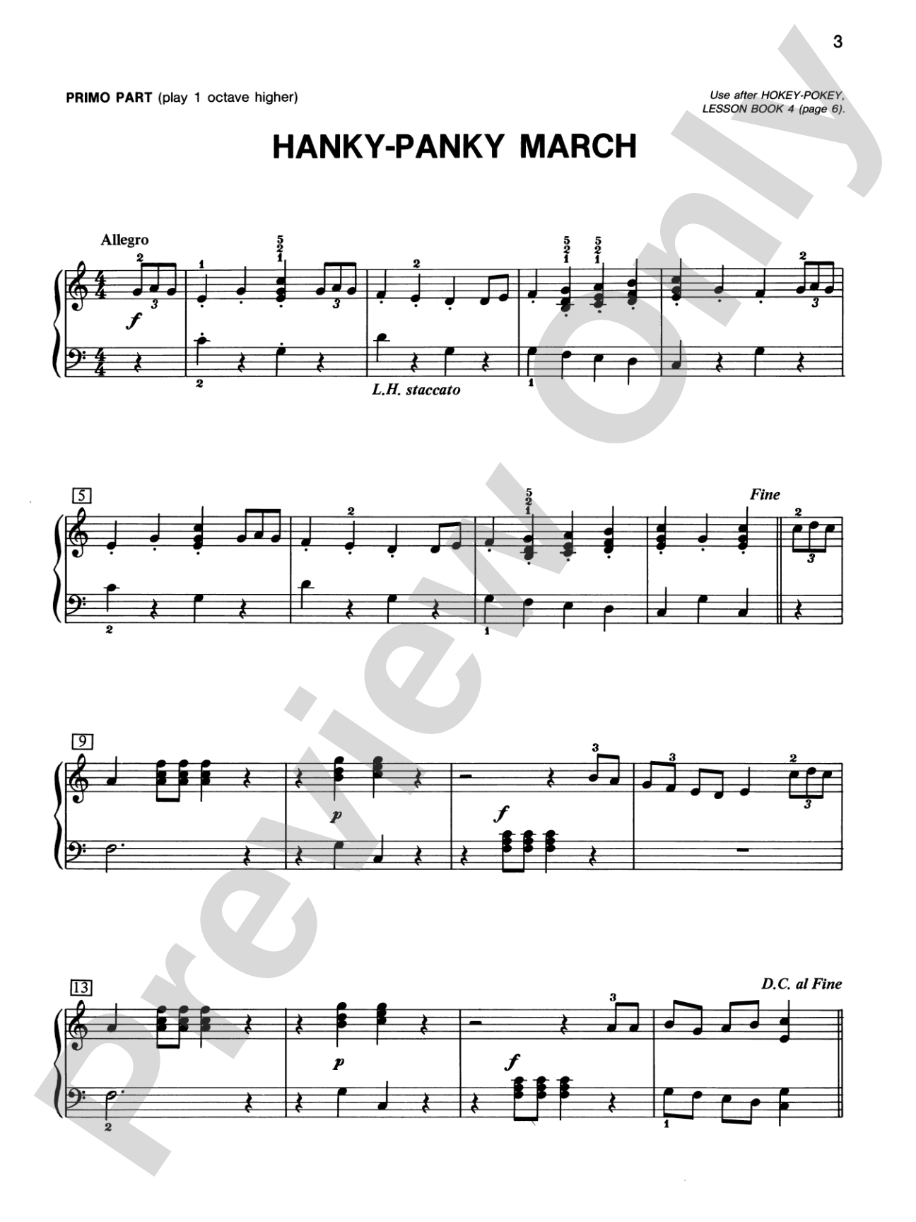 Alfred's Basic Piano Library: Duet Book 4: Piano