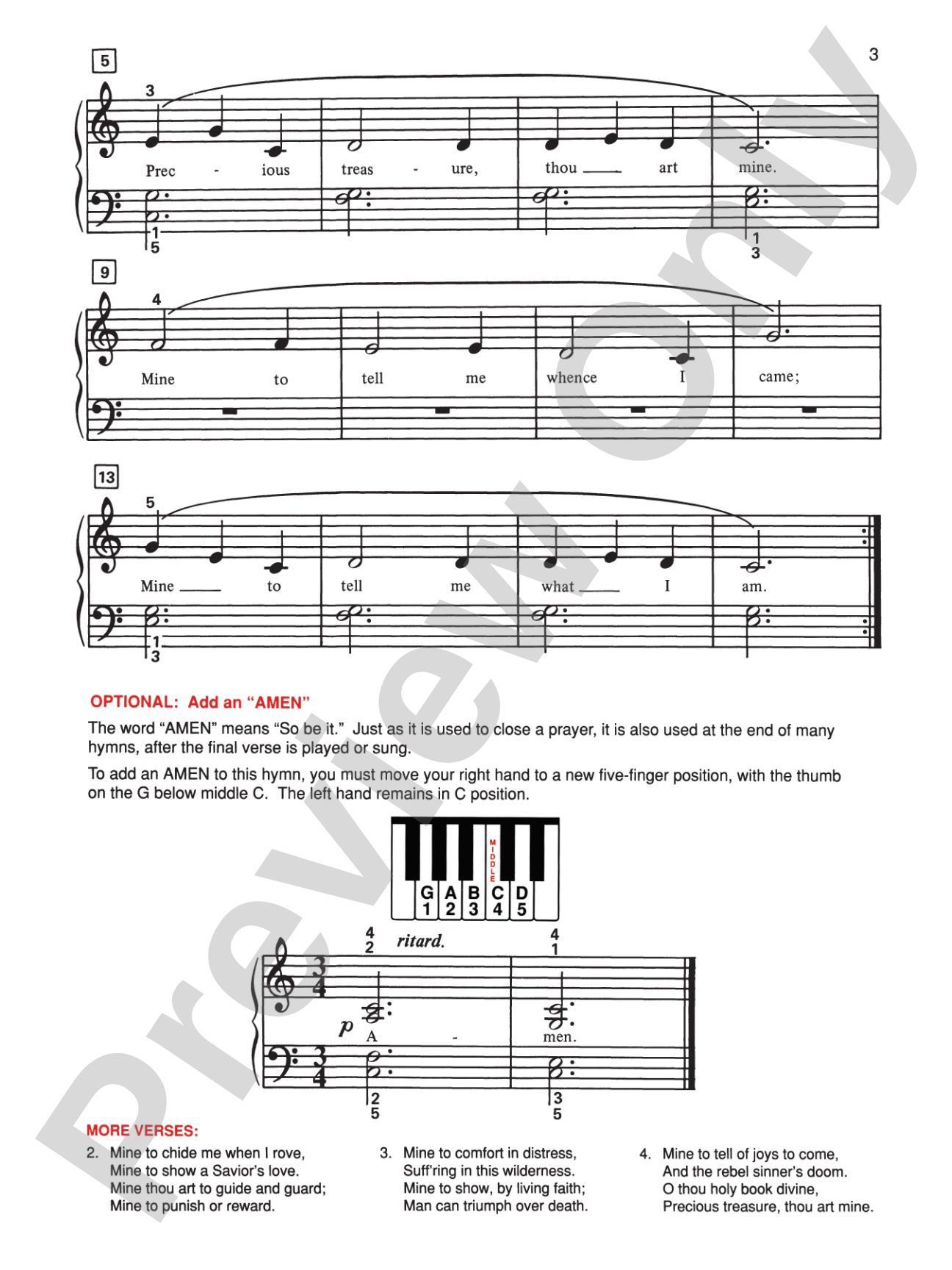 Alfred's Basic Piano Library: Hymn Book 1B: Piano