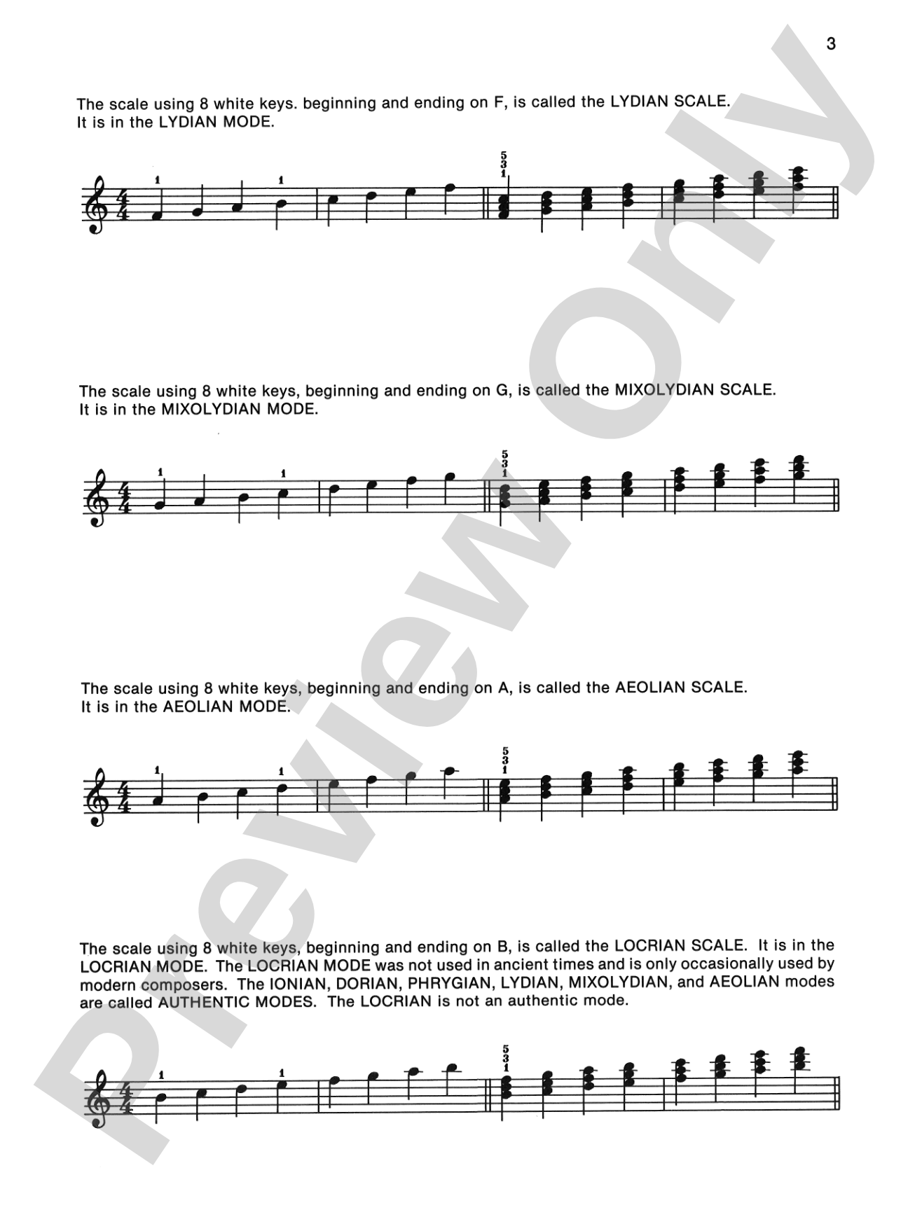 Alfred's Basic Piano Library: Fun with Modes: Piano