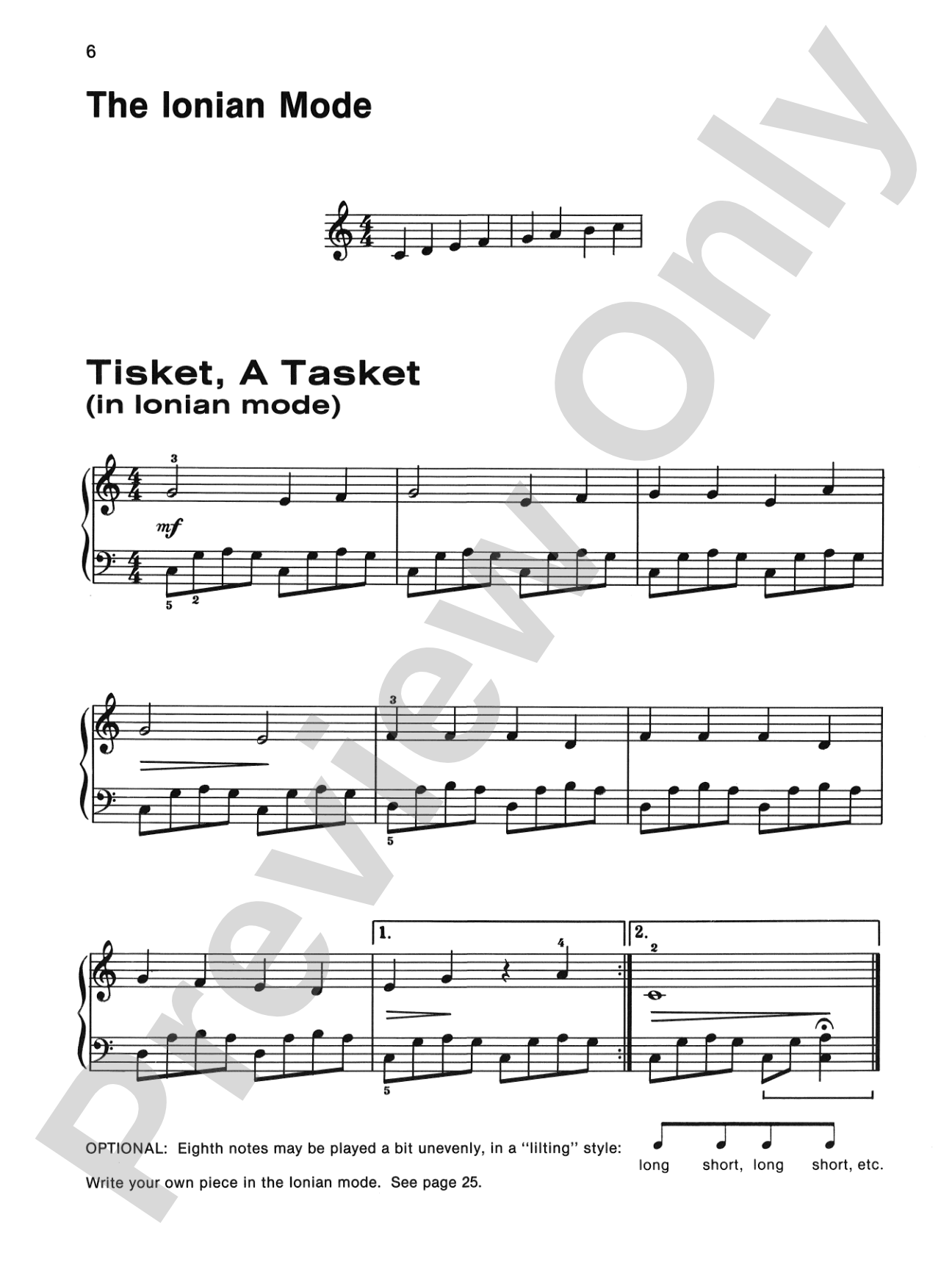 Alfred's Basic Piano Library: Fun with Modes: Piano