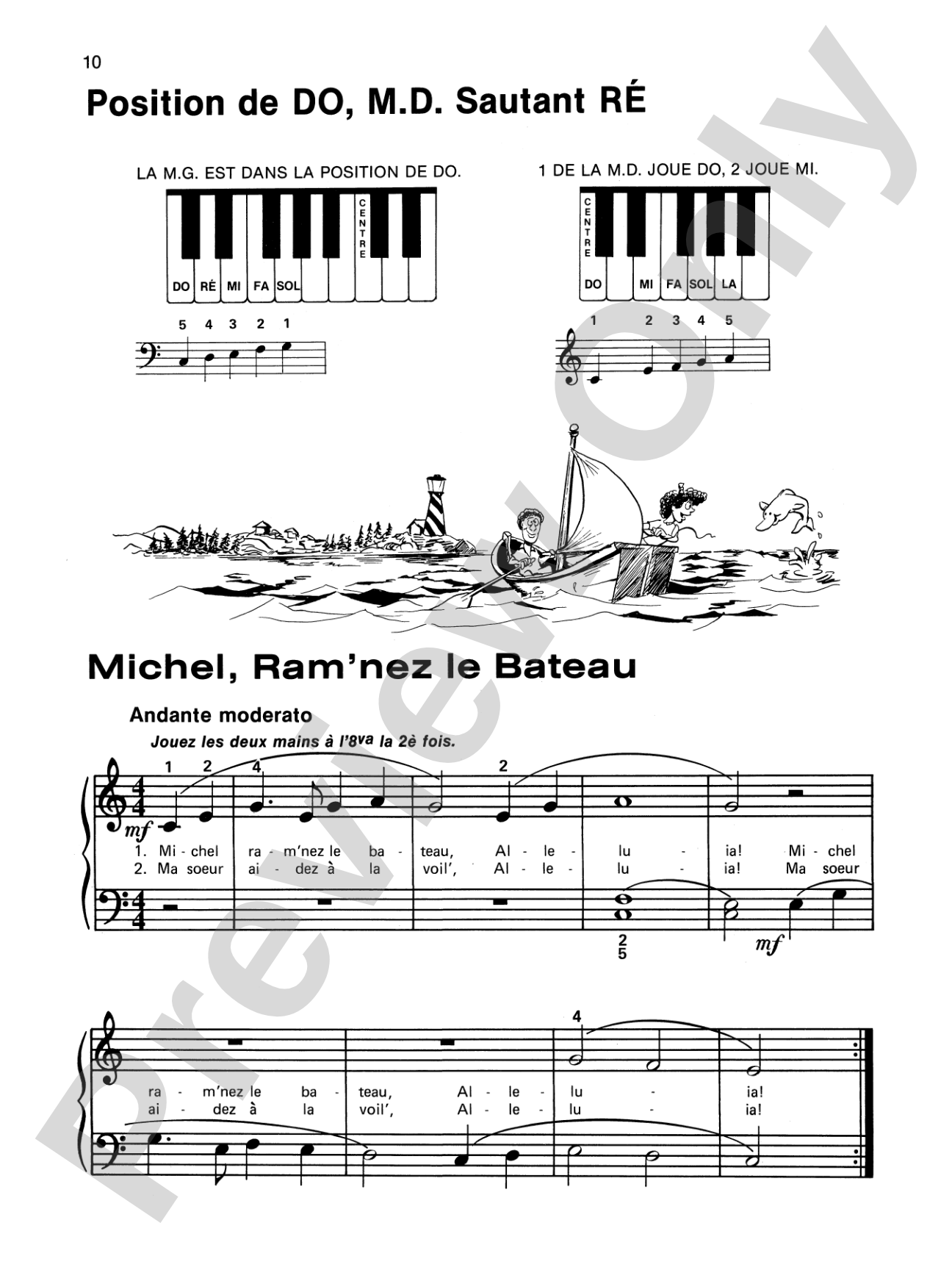 Alfred's Basic Piano Library: French Edition Lesson Book 2: Piano