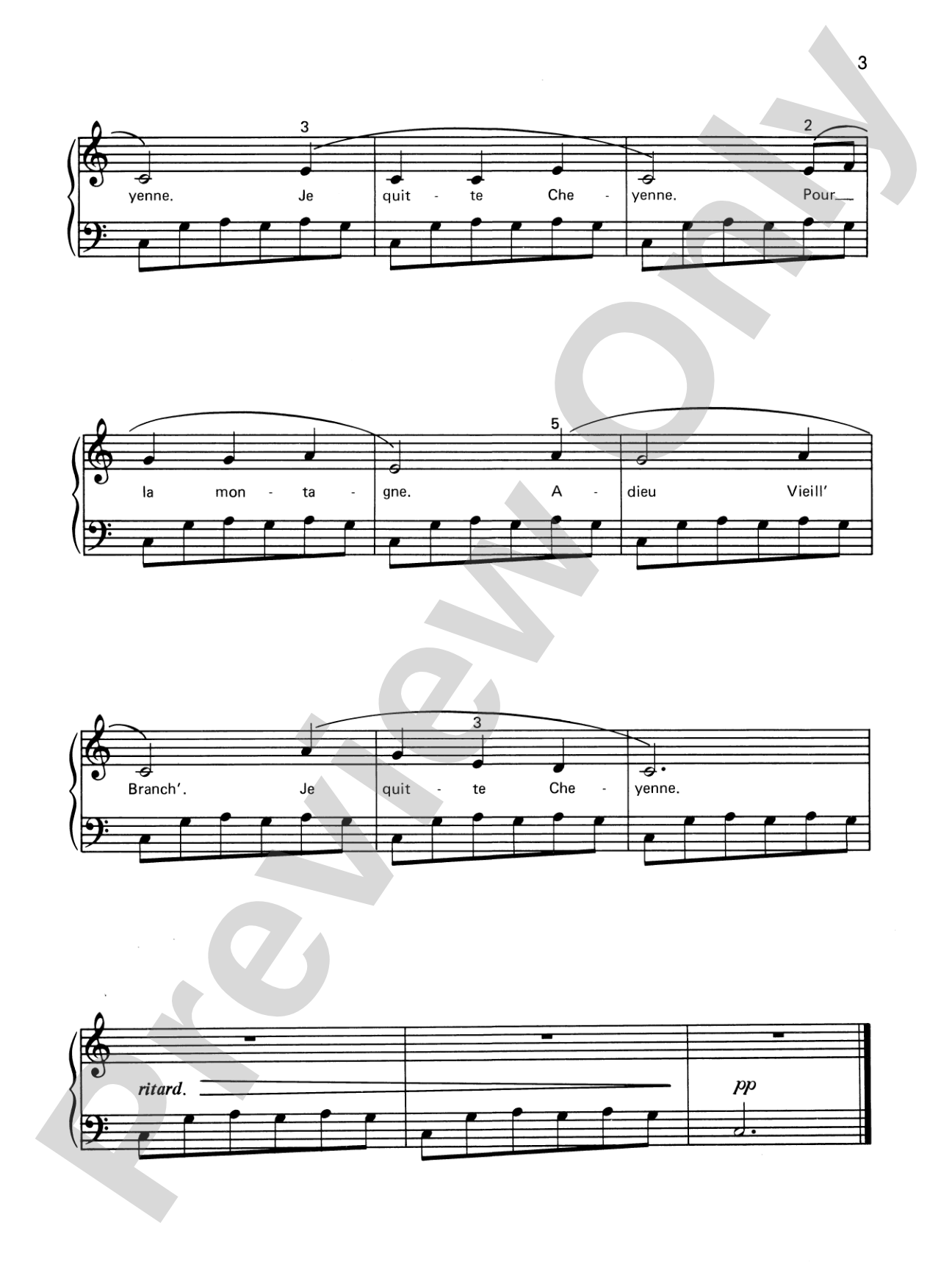 Alfred's Basic Piano Library: French Edition Lesson Book 3: Piano