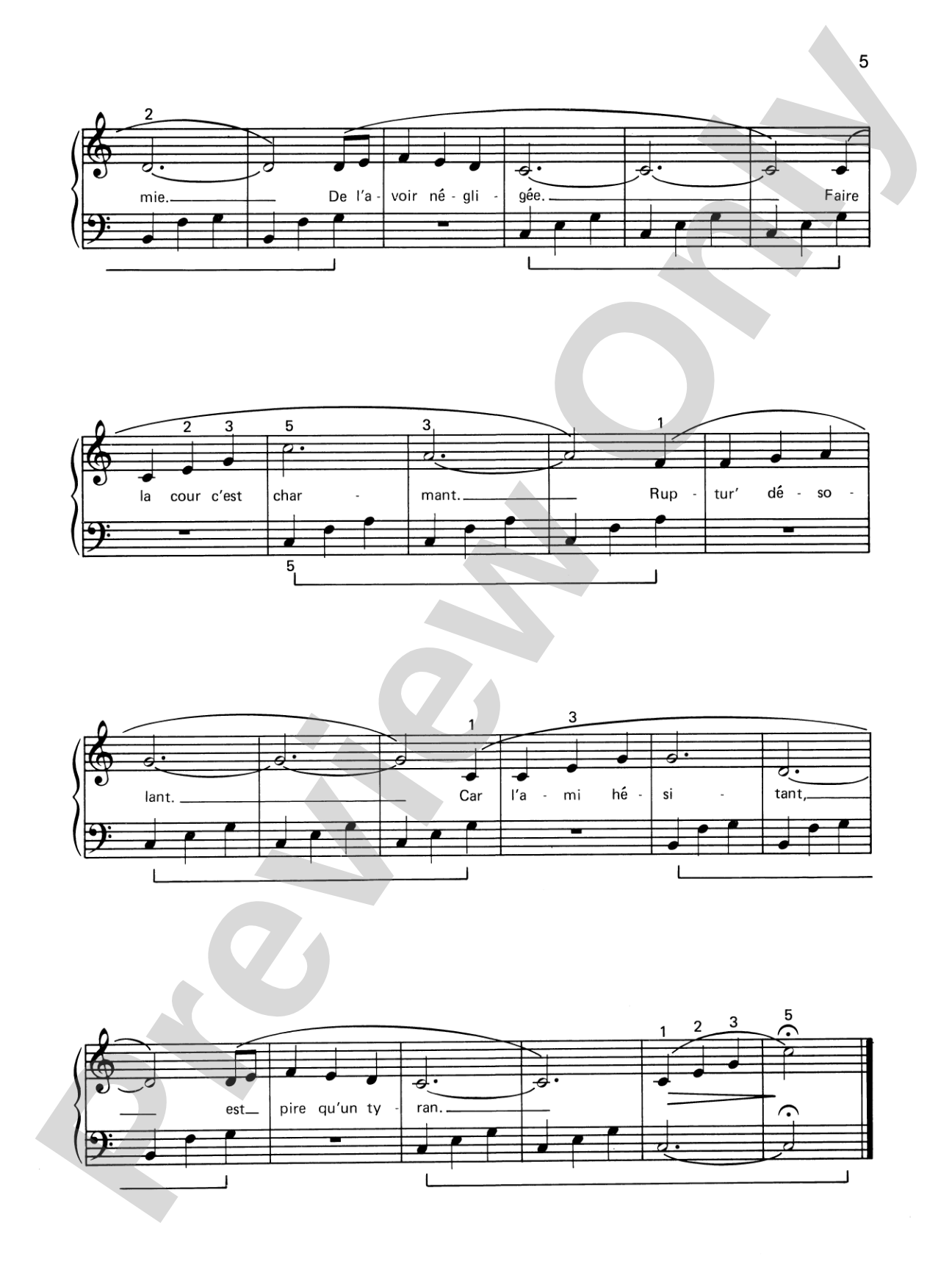 Alfred's Basic Piano Library: French Edition Lesson Book 3: Piano