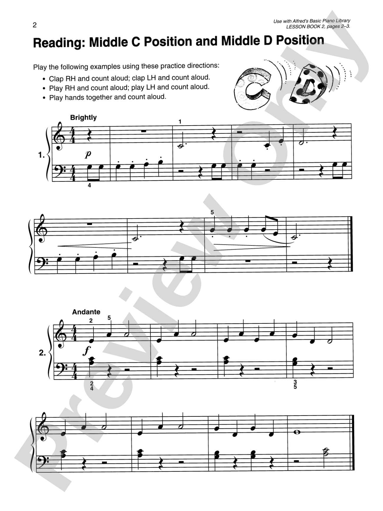 Alfred's Basic Piano Library: Sight Reading Book 2: Piano