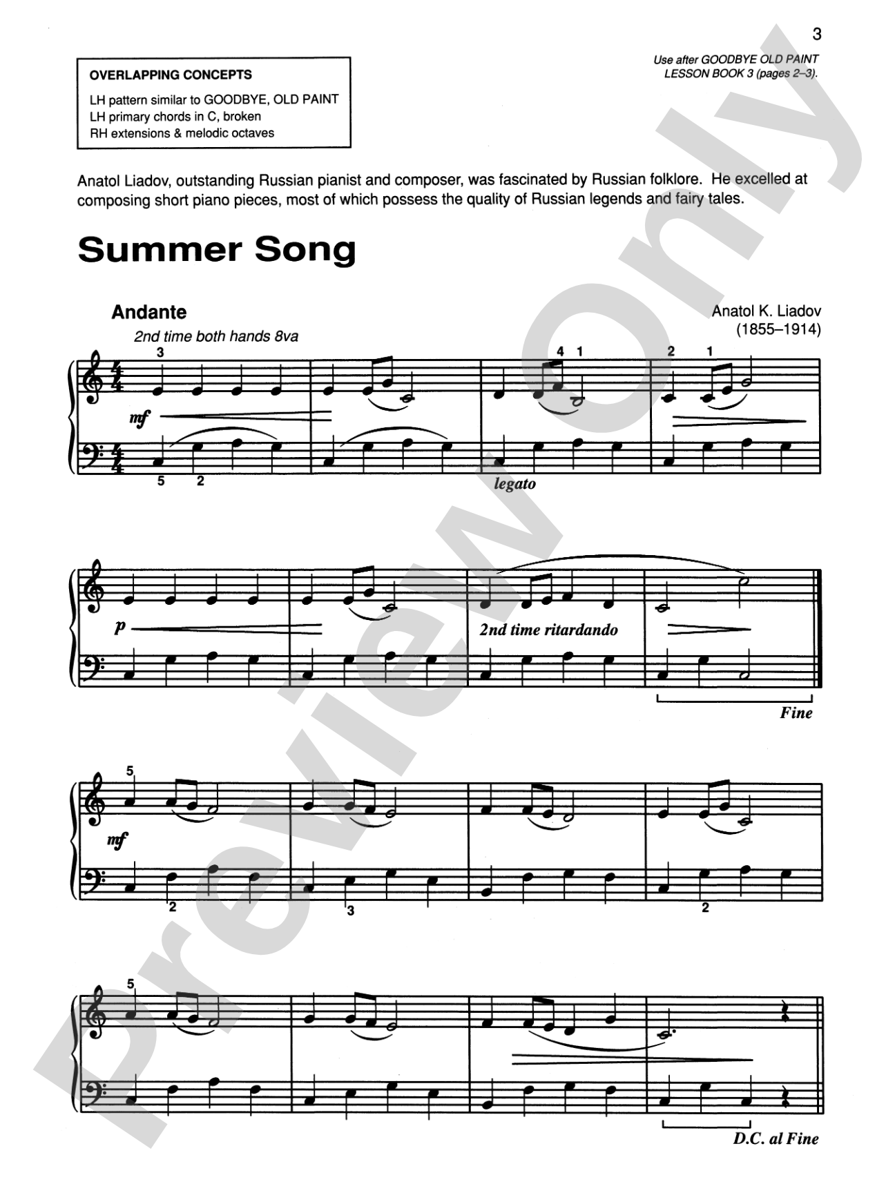 Alfred's Basic Piano Library: Repertoire Book 3: Piano