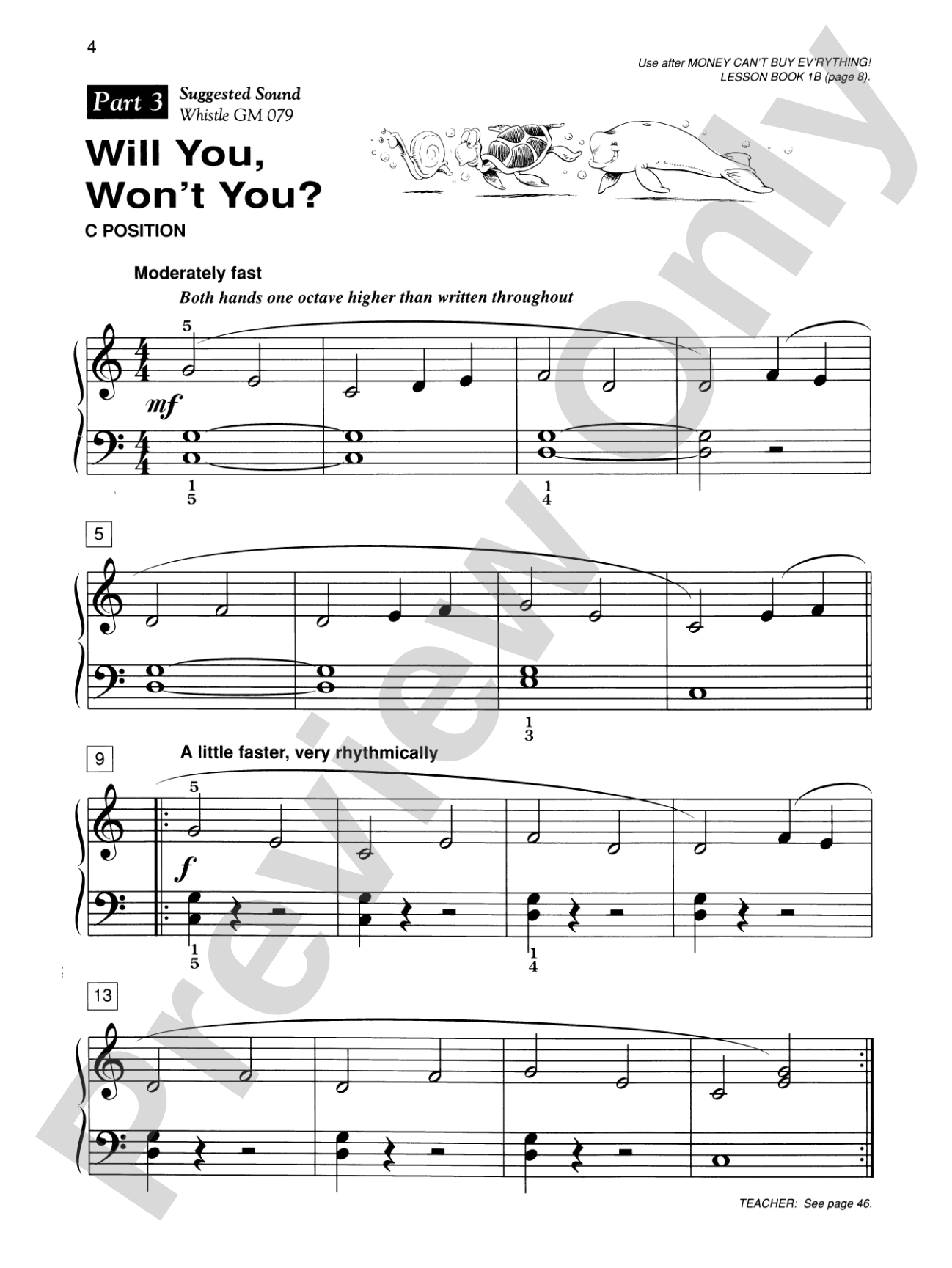 Alfred's Basic Piano Library: Ensemble Book 1B: Piano