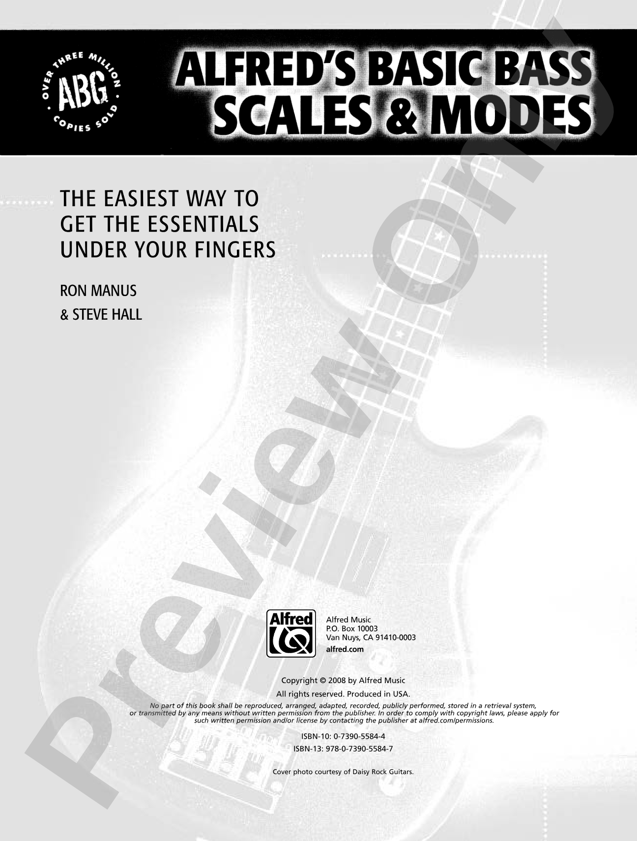 Alfred's Basic Bass Scales & Modes: The Easiest Way to Get the Essentials Under Your Fingers