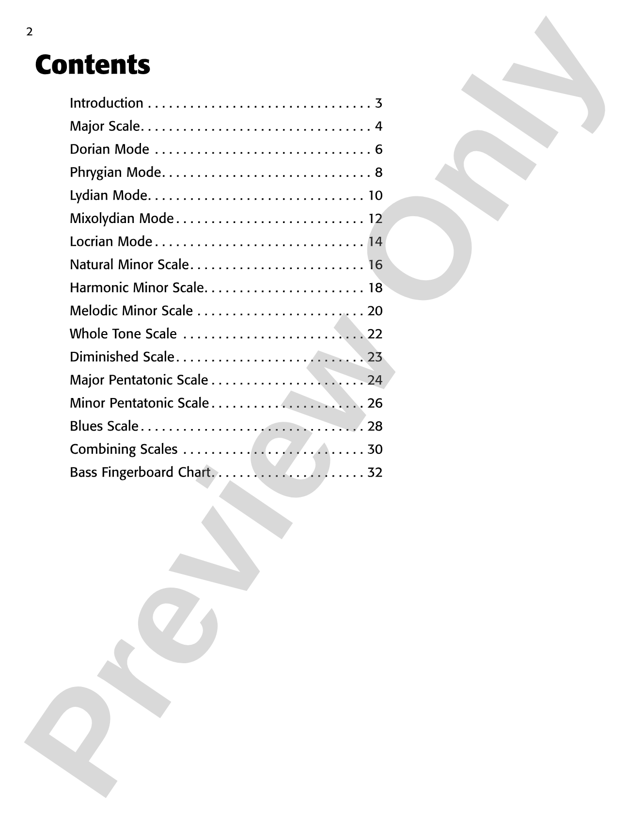 Alfred's Basic Bass Scales & Modes: The Easiest Way to Get the Essentials Under Your Fingers