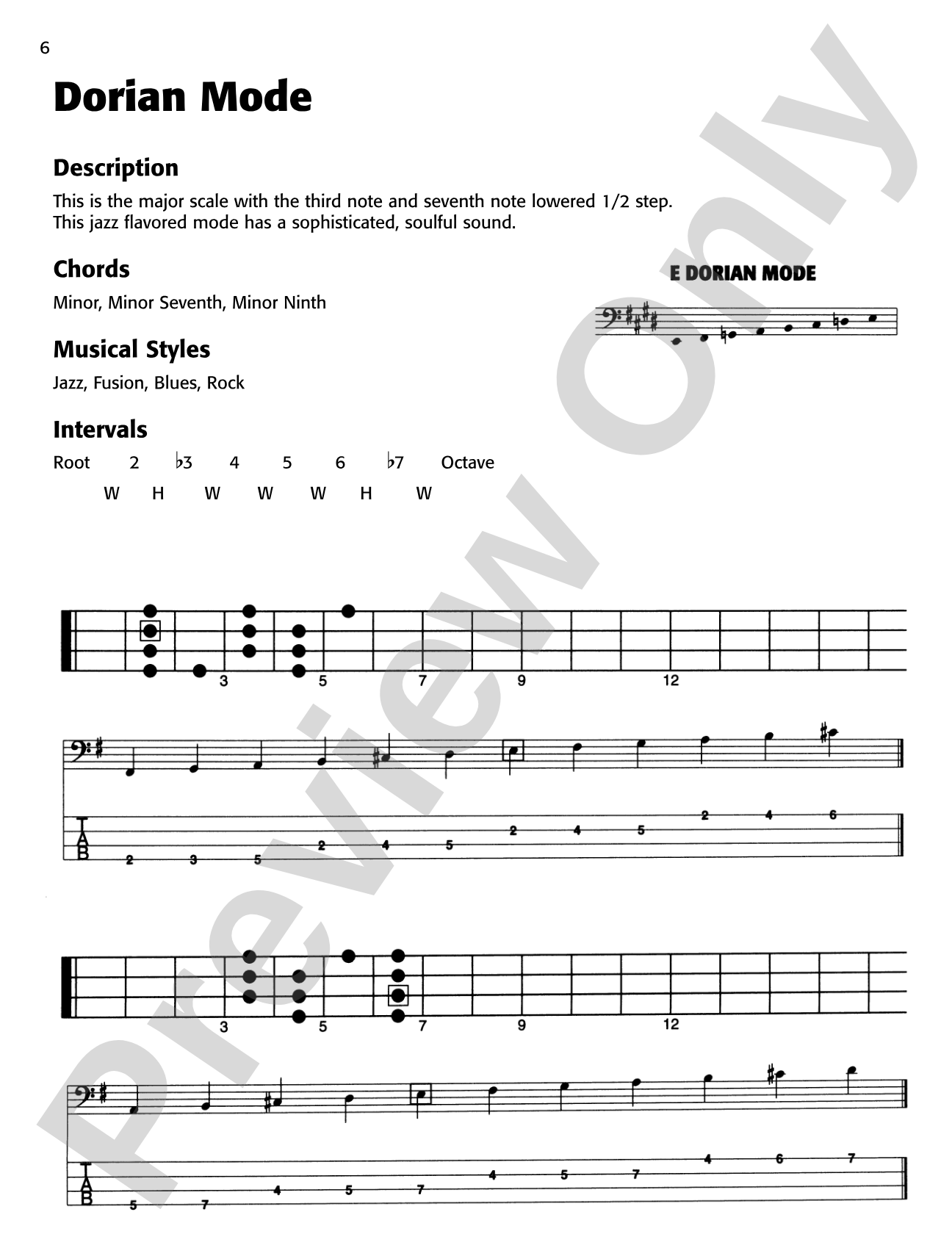 Alfred's Basic Bass Scales & Modes: The Easiest Way to Get the Essentials Under Your Fingers