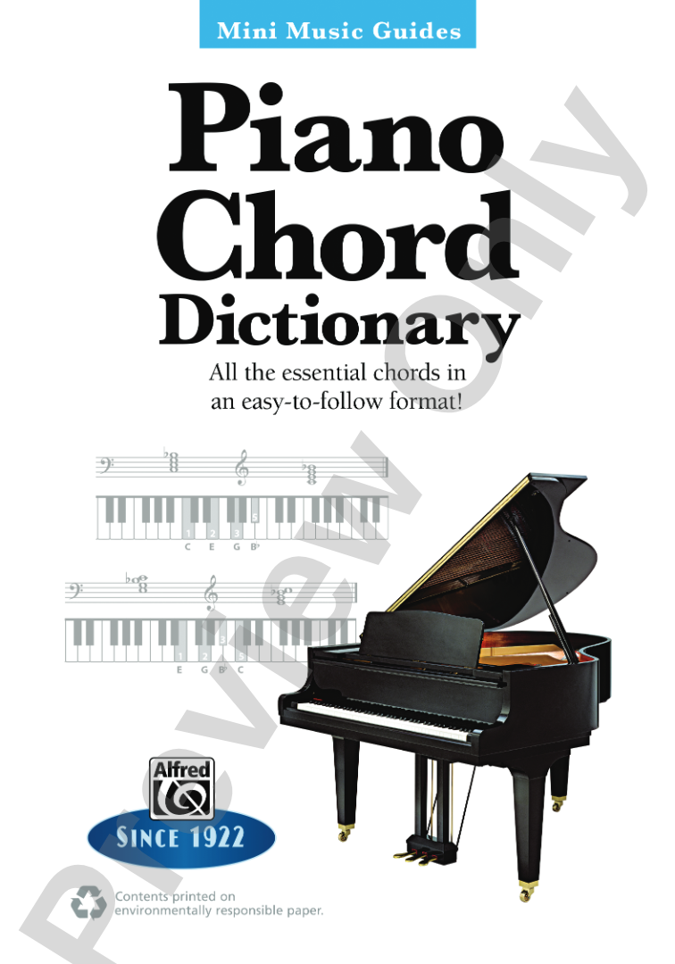 Mini Music Guides: Piano Chord Dictionary: All the Essential Chords in an Easy-to-Follow Format!: Piano