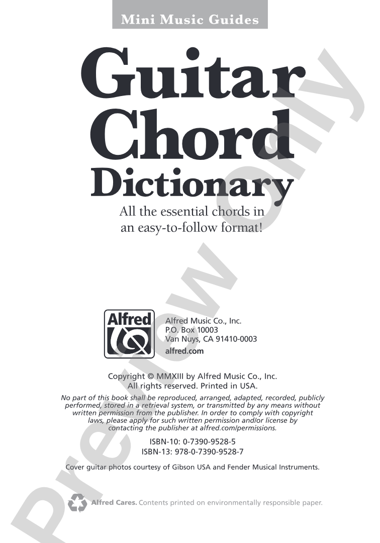 Mini Music Guides: Guitar Chord Dictionary: All the Essential Chords in an Easy-to-Follow Format!