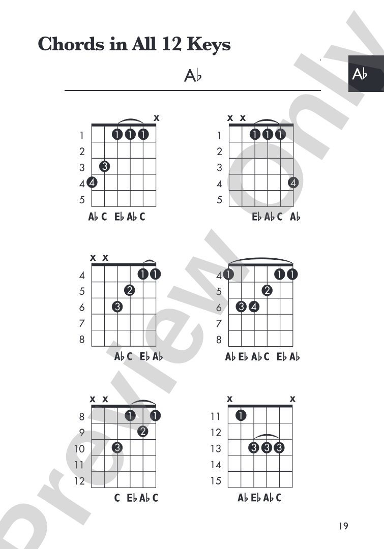 Mini Music Guides: Guitar Chord Dictionary: All the Essential Chords in an Easy-to-Follow Format!
