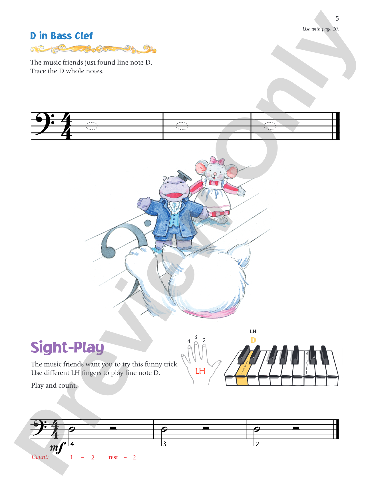 Music for Little Mozarts: Notespeller & Sight-Play Book 3: Written Activities and Playing Examples to Reinforce Note-Reading: Piano