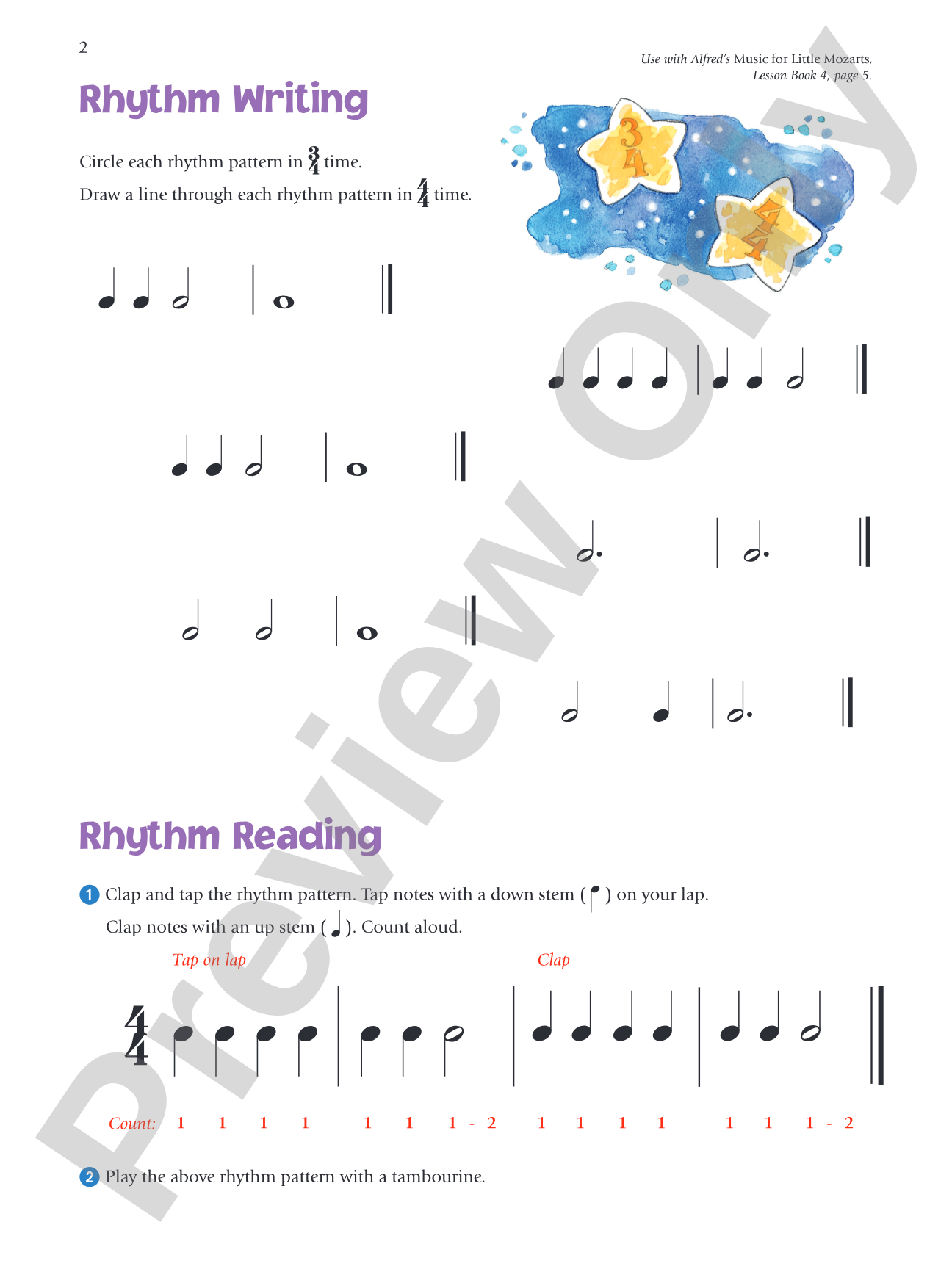 Music for Little Mozarts: Rhythm Speller, Book 4: Written Activities and Rhythm Patterns to Reinforce Rhythm Reading: Piano
