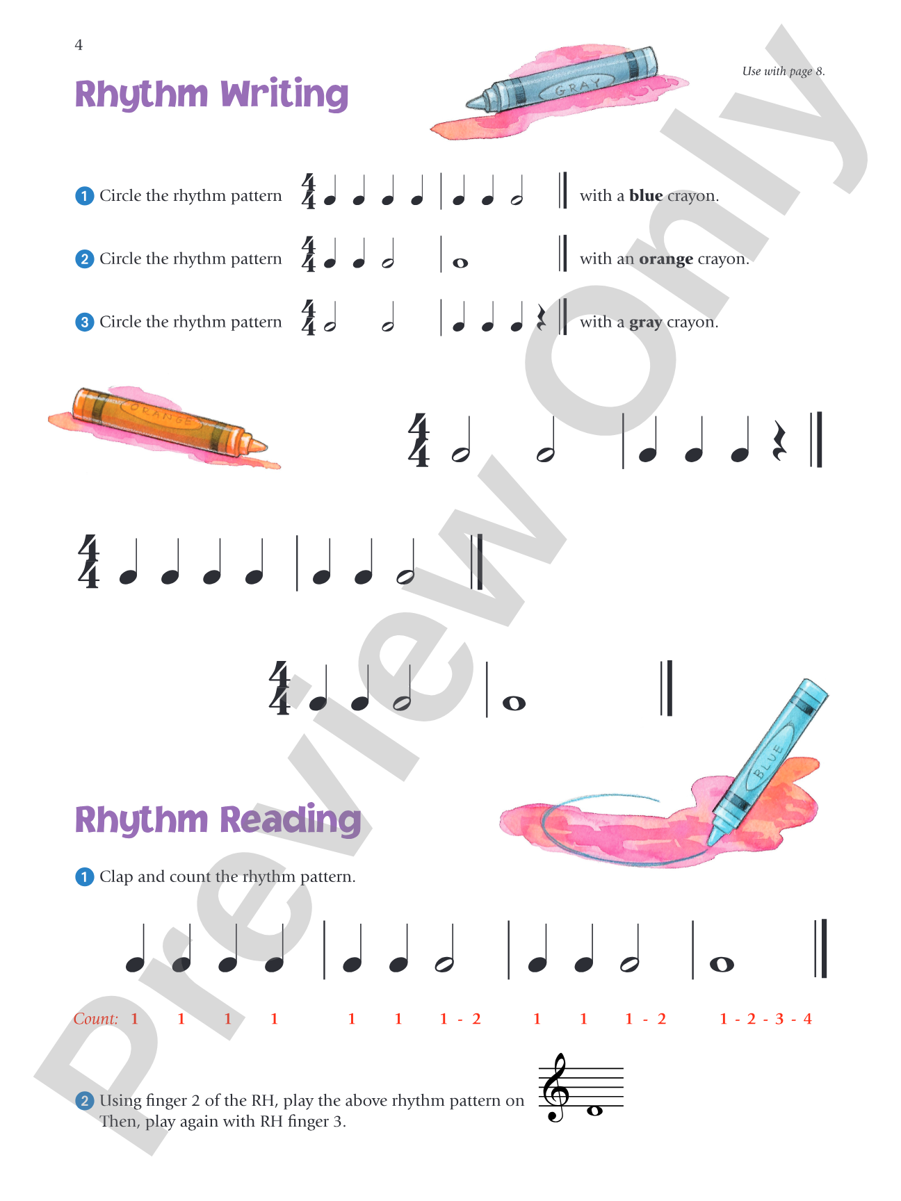 Music for Little Mozarts: Rhythm Speller, Book 4: Written Activities and Rhythm Patterns to Reinforce Rhythm Reading: Piano