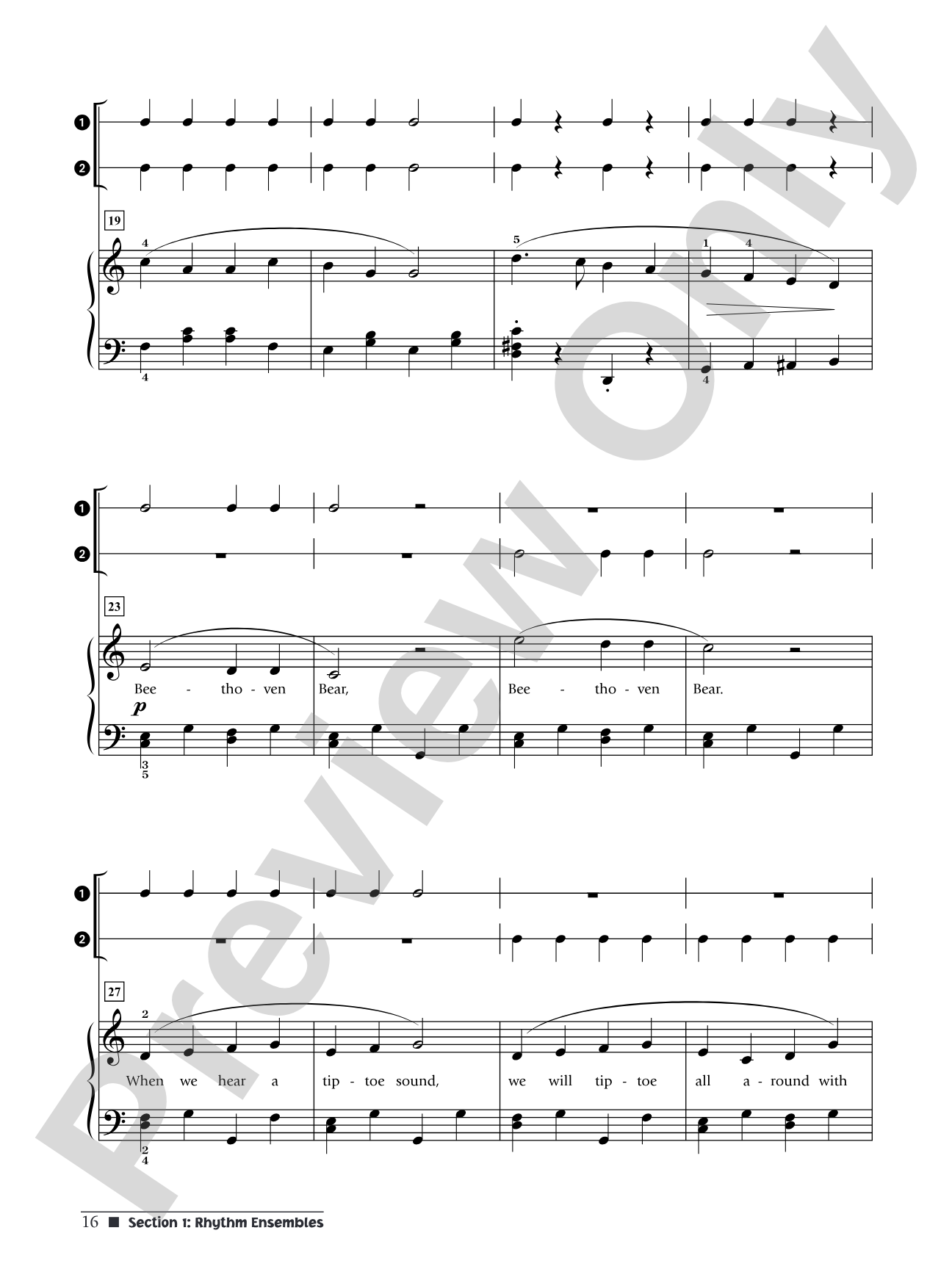 Music for Little Mozarts: Rhythm Ensembles & Teaching Activities: Performance Ensembles and Strategies to Reinforce Musical Concepts: Piano