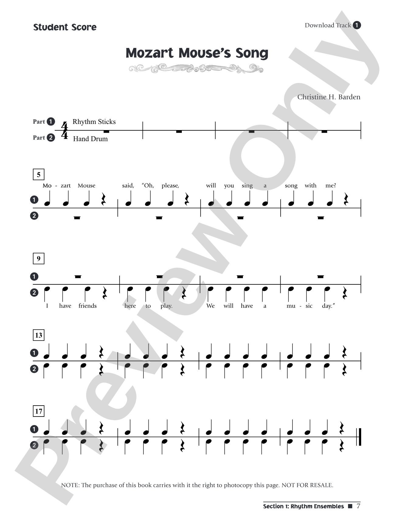 Music for Little Mozarts: Rhythm Ensembles & Teaching Activities: Performance Ensembles and Strategies to Reinforce Musical Concepts: Piano