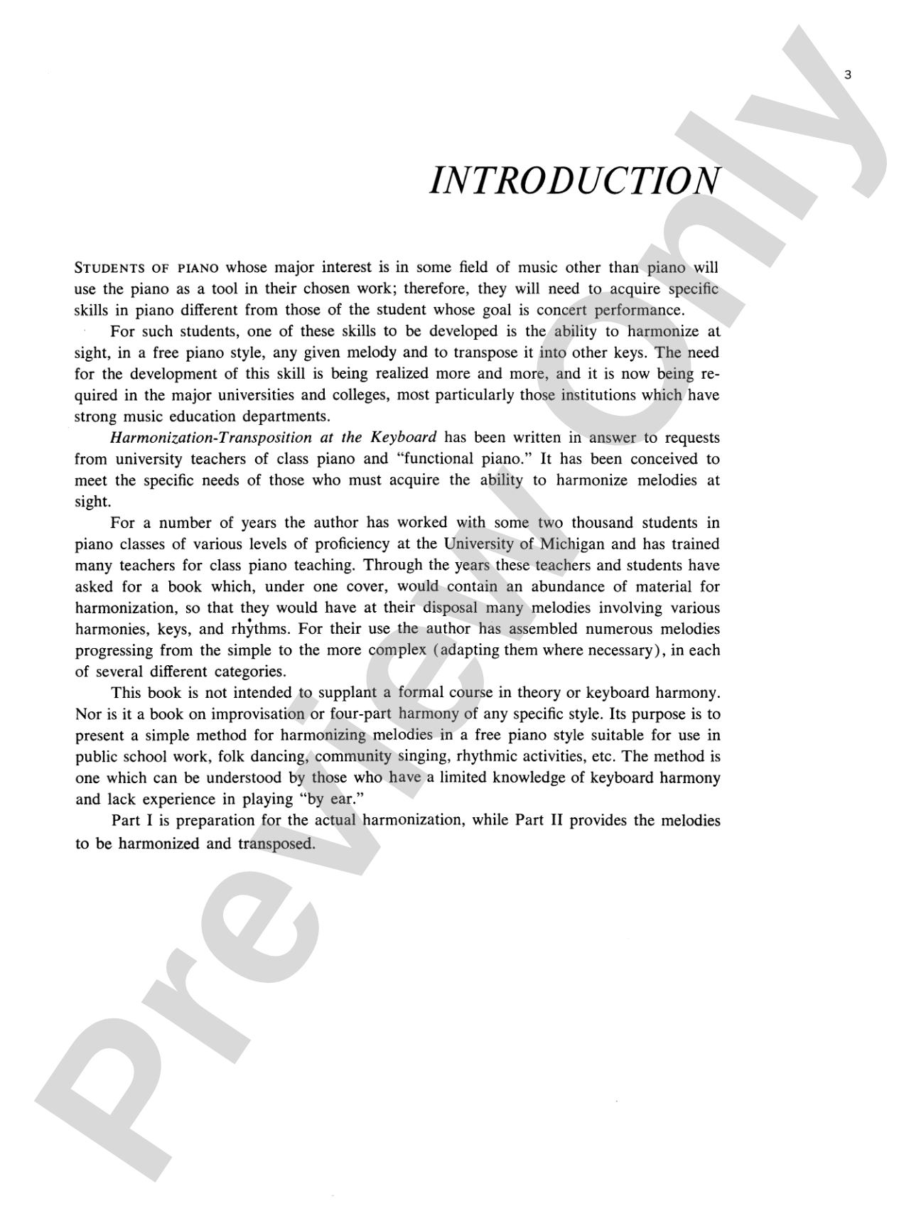 Harmonization-Transposition at the Keyboard: For the Student and Teacher of: Class or Group Piano * Private Piano * Music Education * General Education: Piano