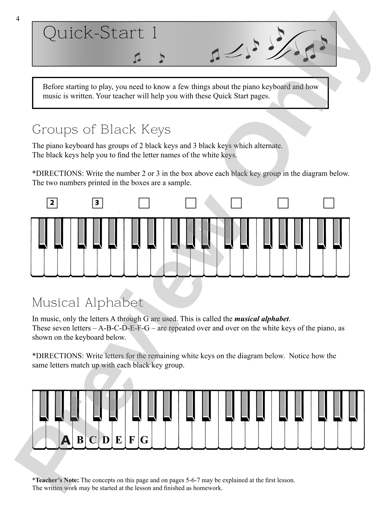 Piano Technic, Book 1: Piano