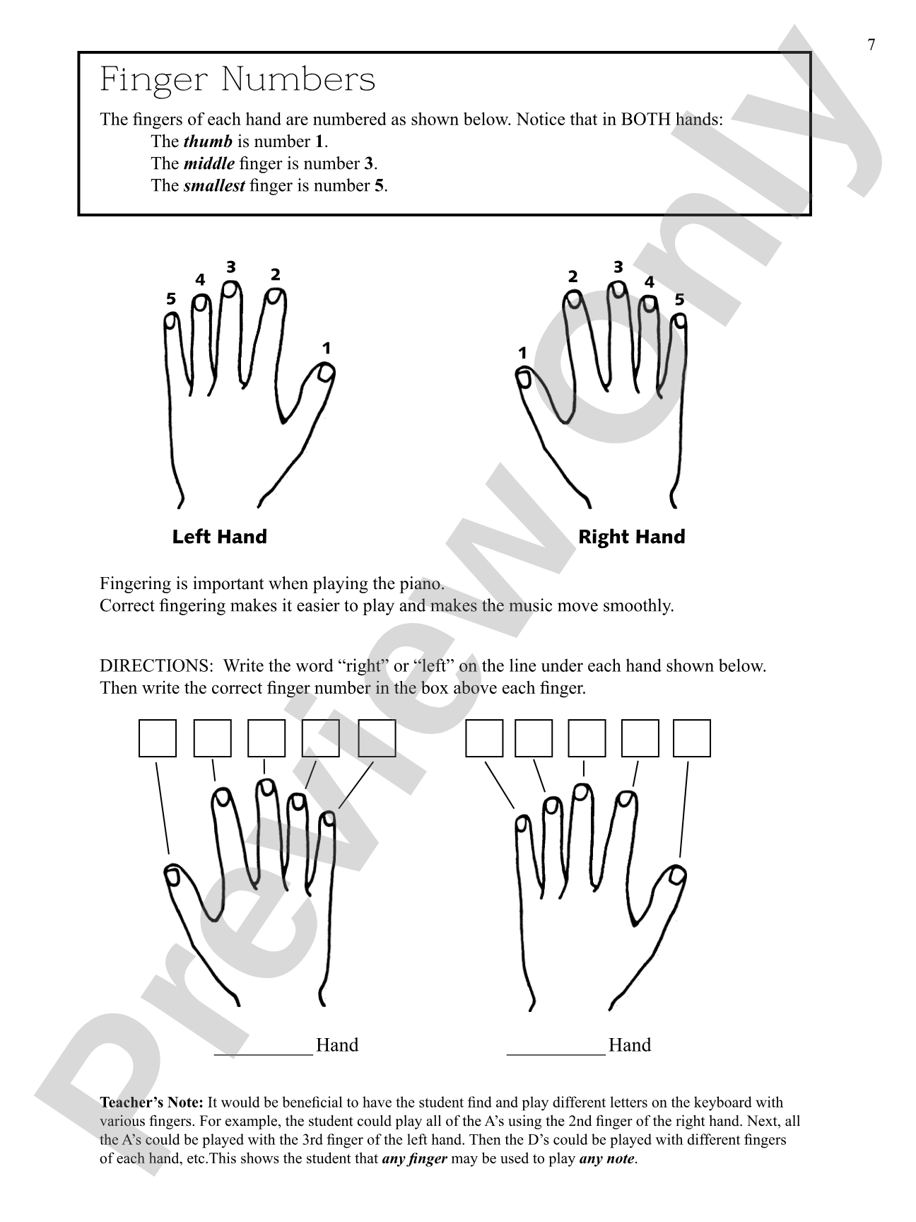 Piano Technic, Book 1: Piano